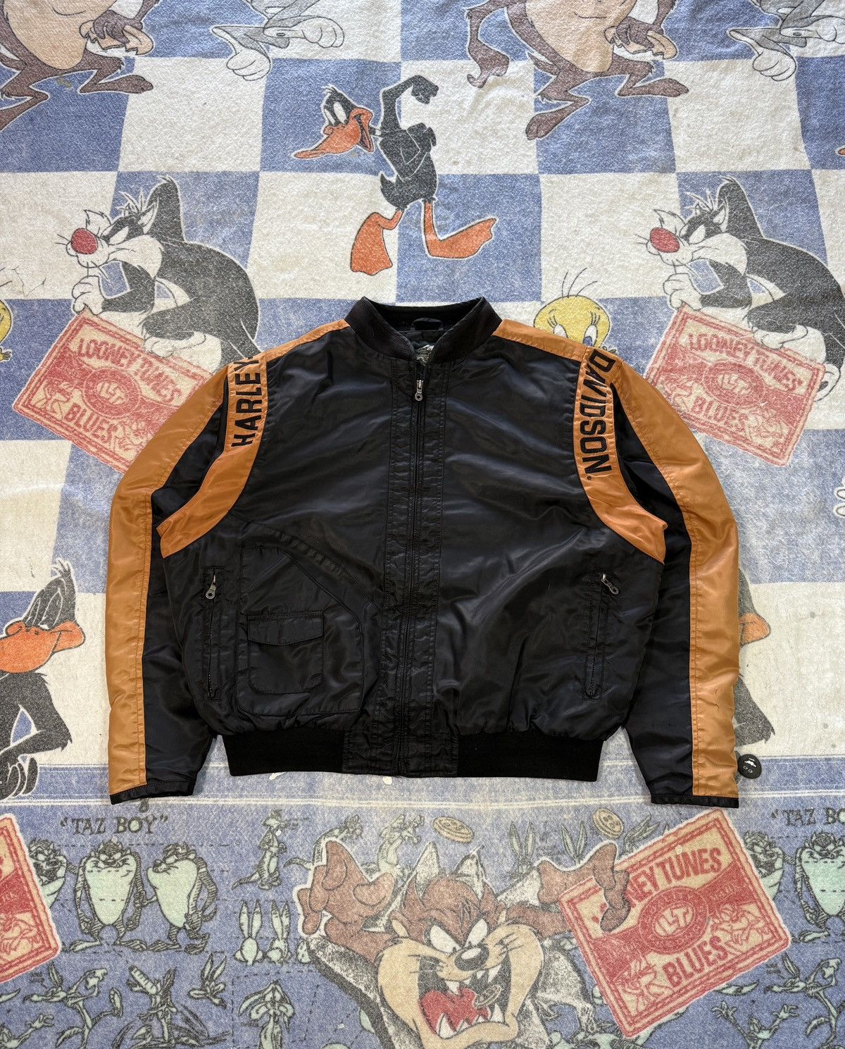 Harley Davidson Harley Davidson bomber biker jacket Size US XL / EU 56 / 4 - 1 Thumbnail