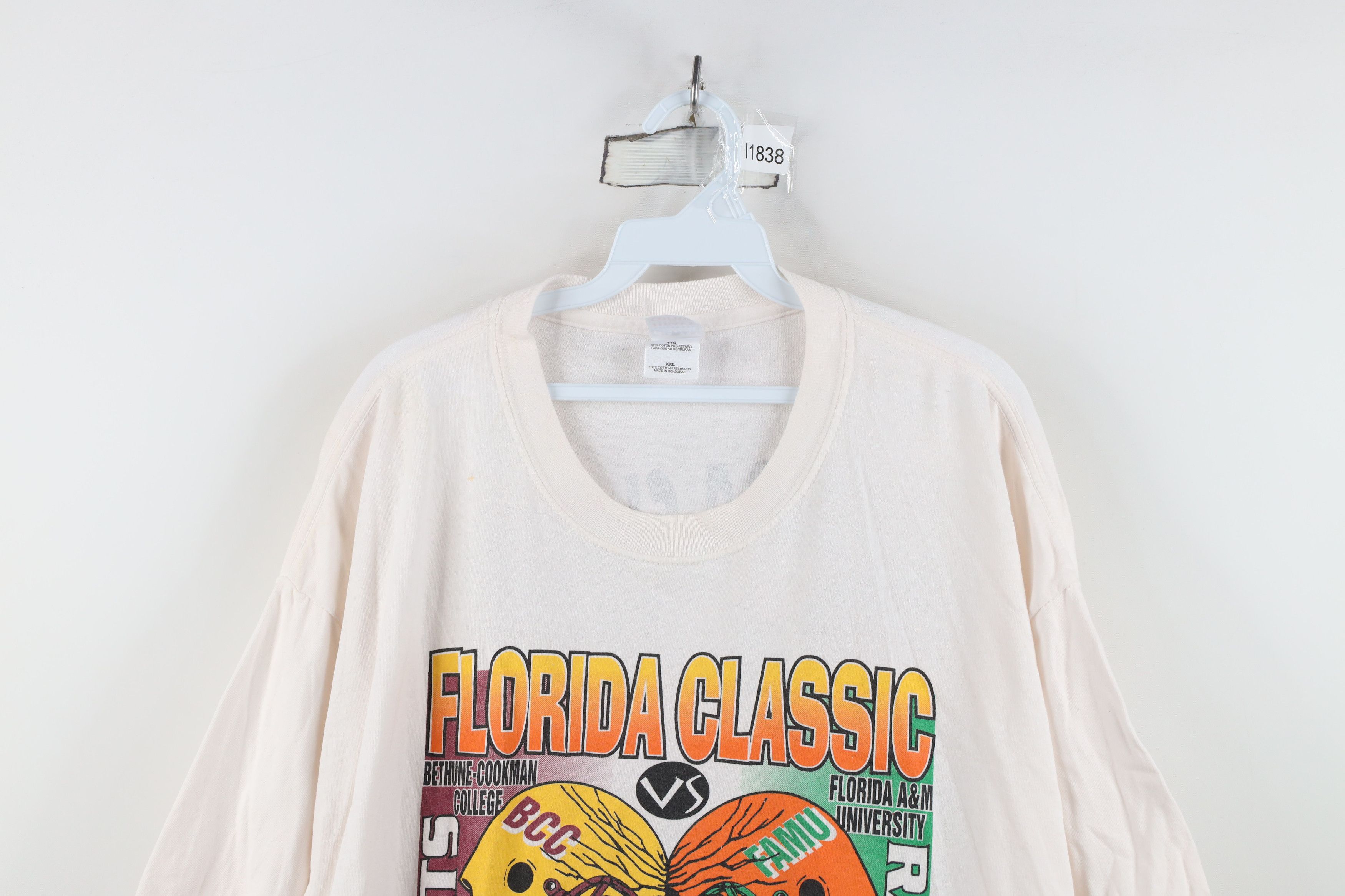 Vintage Vintage Bethune Cookman vs Florida A&M Football T-Shirt Size US XXL / EU 58 / 5 - 2 Thumbnail