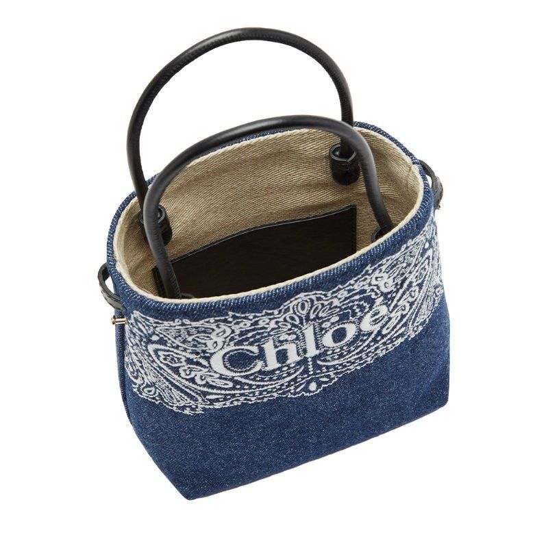 Chloe o1loc1c0425 Size: OS / Sense Micro Tote Bag in Denim Size ONE SIZE - 4 Thumbnail