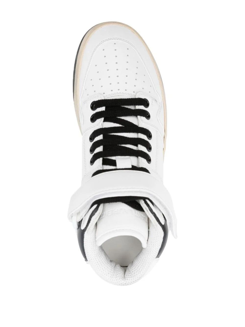 Saint Laurent Paris oc11z1125 Lax Sneakers in Washed Out Effect Leather Size US 7 / IT 37 - 4 Thumbnail