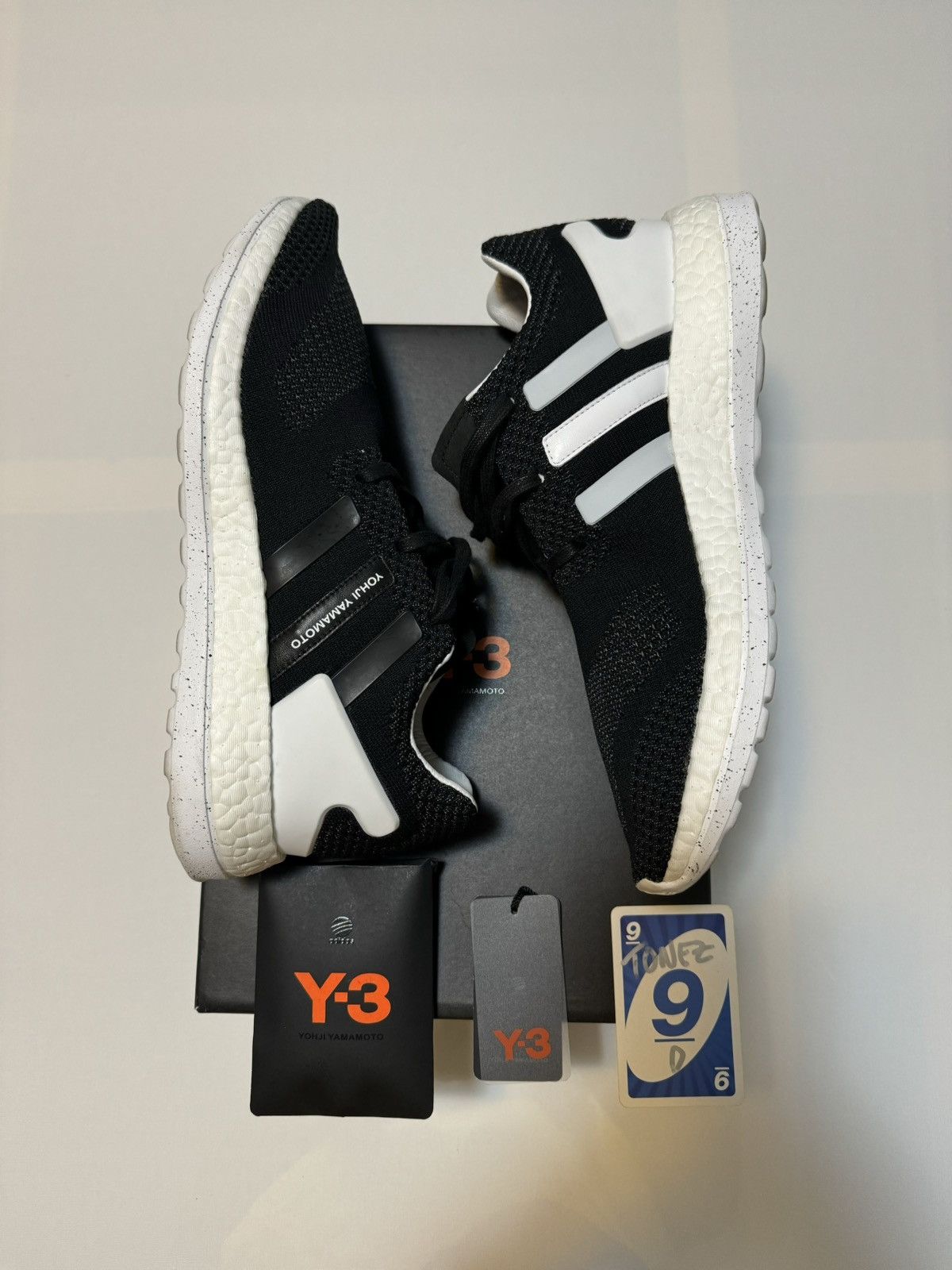 Adidas × Yohji Yamamoto Adidas Y-3 Pureboost ZG Knit - Black Size US 9.5 / EU 42-43 - 4 Thumbnail