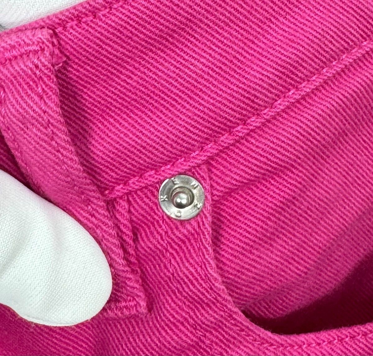 Kenzo Kenzo Paris Pink Jeans Embroidered Logo Slim size 38 Size 26" / US 2 / IT 38 - 17 Thumbnail