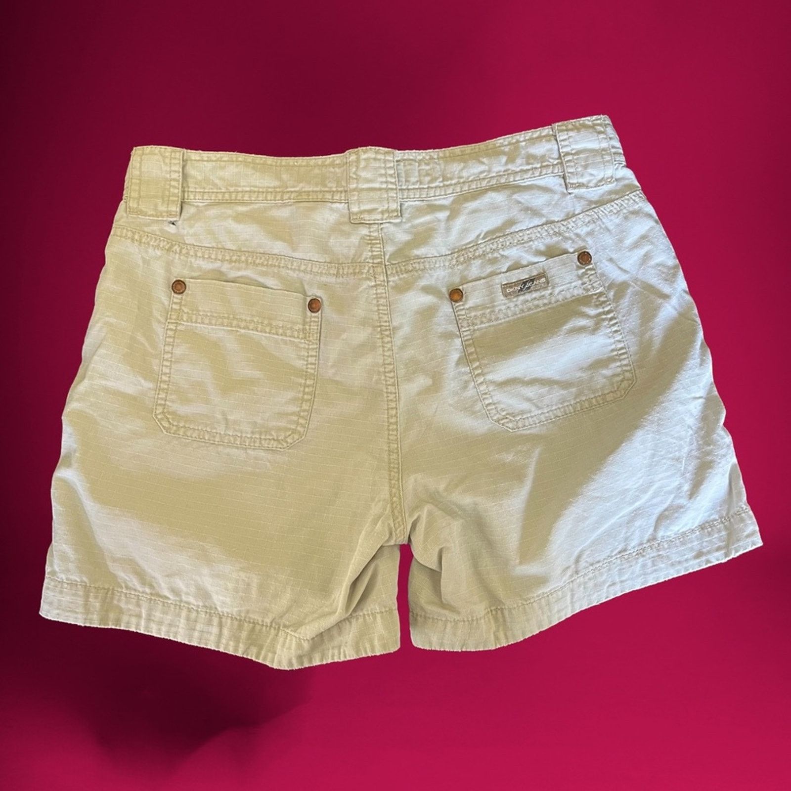 DKNY Vintage Y2K DKNY Cargo Mom Golf Shorts 100% Cotton Preppy Size 27" / US 4 / IT 40 - 5 Thumbnail