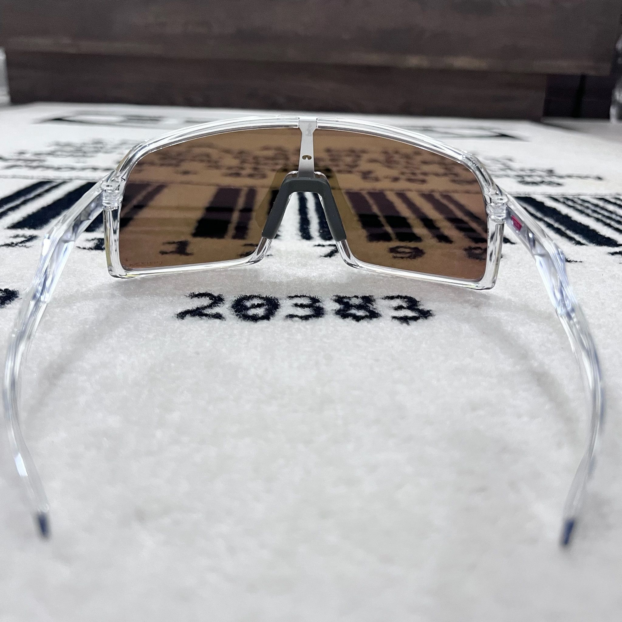 Oakley Oakley Sutro Low Bridge Clear Frames w/ Prizm 24K Gold Lens Size ONE SIZE - 6 Thumbnail