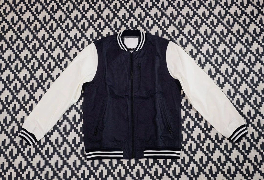 White Mountaineering contrast sleeve bomber jacket by white mountaineering Size US L / EU 52-54 / 3 - 1 Thumbnail