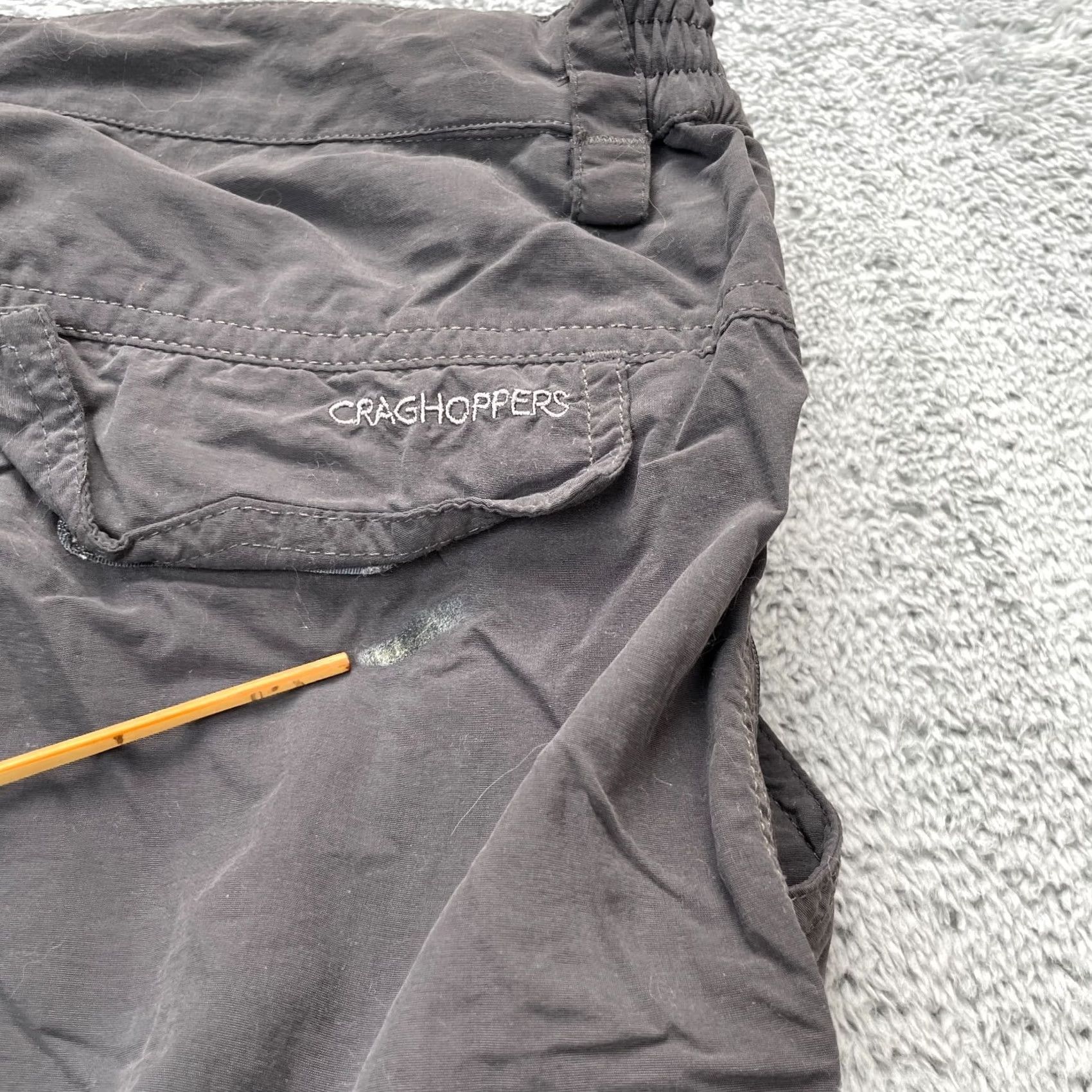 Vintage Craghoppers Pants Mens 34 Gray Convertible Cargo Utility Logo Outdoor Hiking MTB Pants Size US 34 / EU 50 - 5 Thumbnail