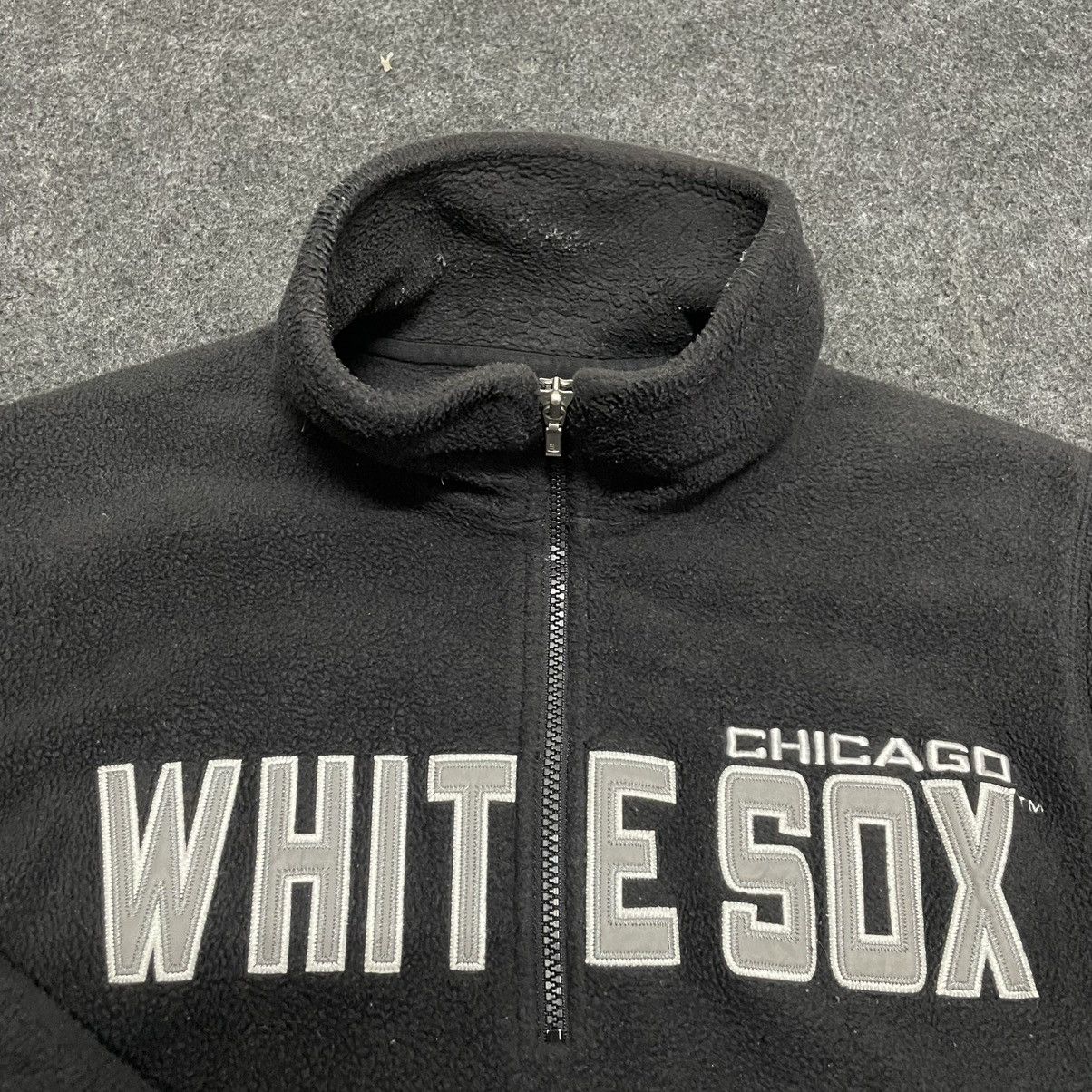 Vintage Vintage Chicago White Sox 1/4 Zip Fleece Pullover Size US XL / EU 56 / 4 - 9 Thumbnail