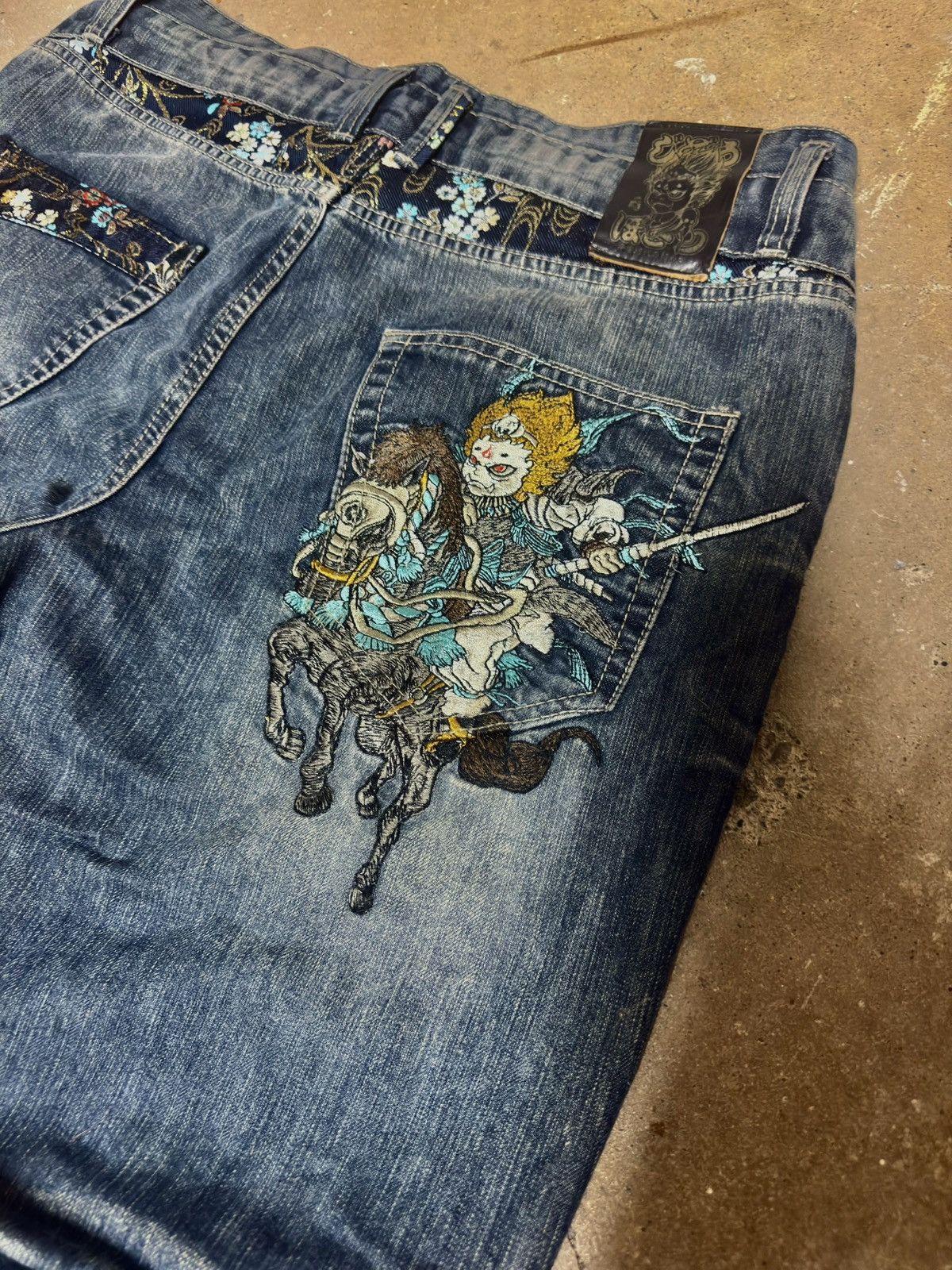 Japanese Brand Jizo Stitched Denim Size US 36 / EU 52 - 4 Thumbnail