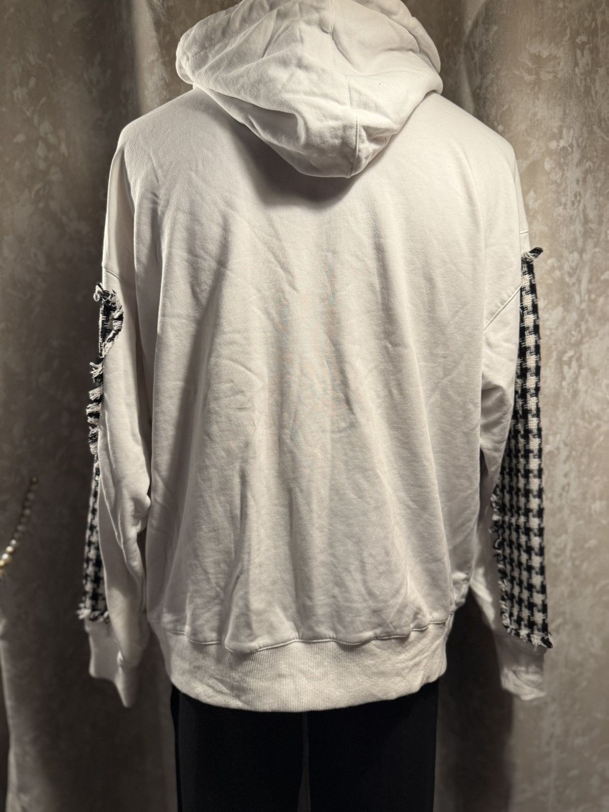 Other Fringe-Edge Houndstooth Hoodie – Urban Street Meets Cozy Size US L / EU 52-54 / 3 - 9 Thumbnail