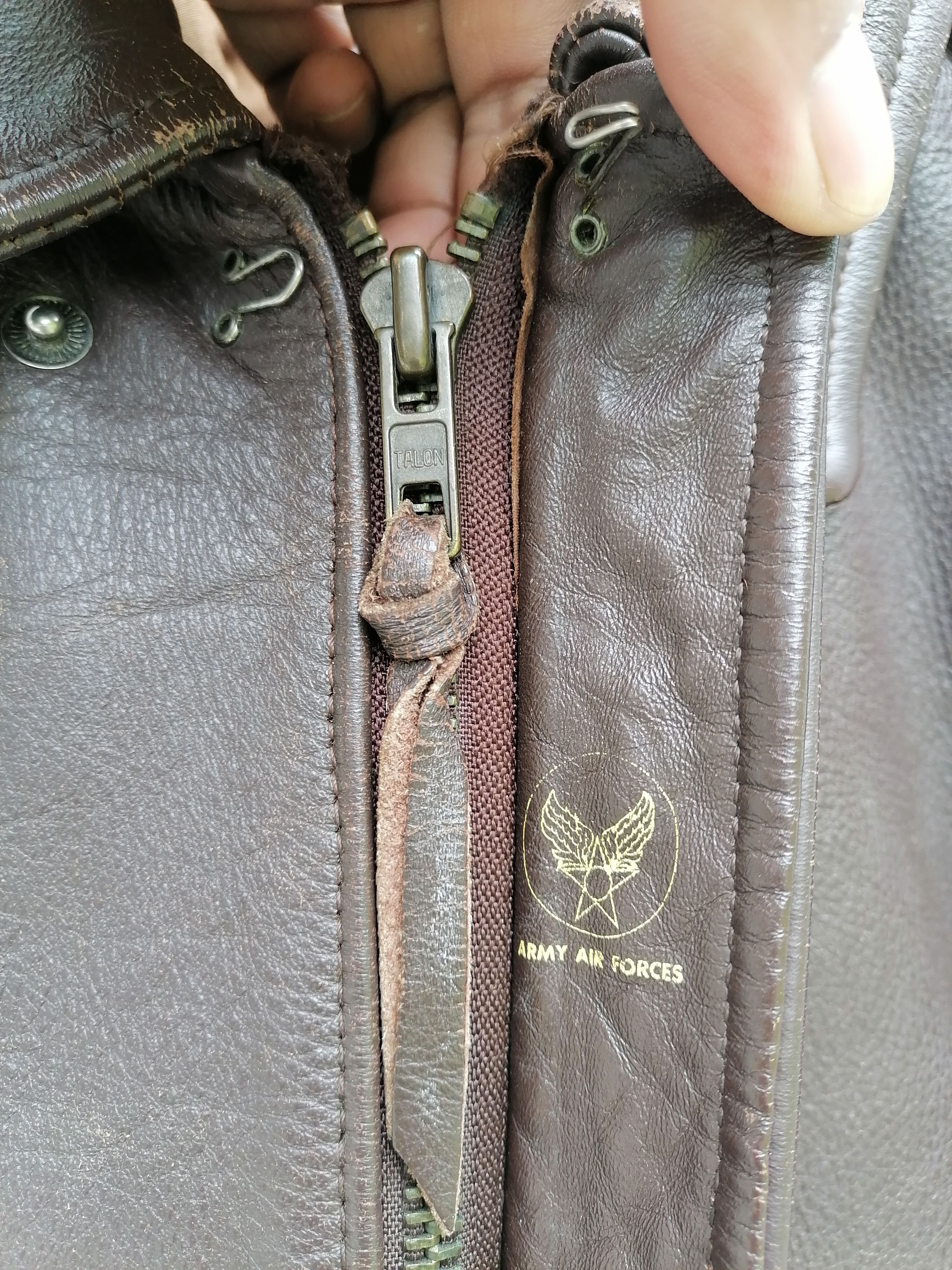 Vintage Vintage Us Air Force Nakata Shoten A-2 Leather Jackets Size US S / EU 44-46 / 1 - 6 Thumbnail