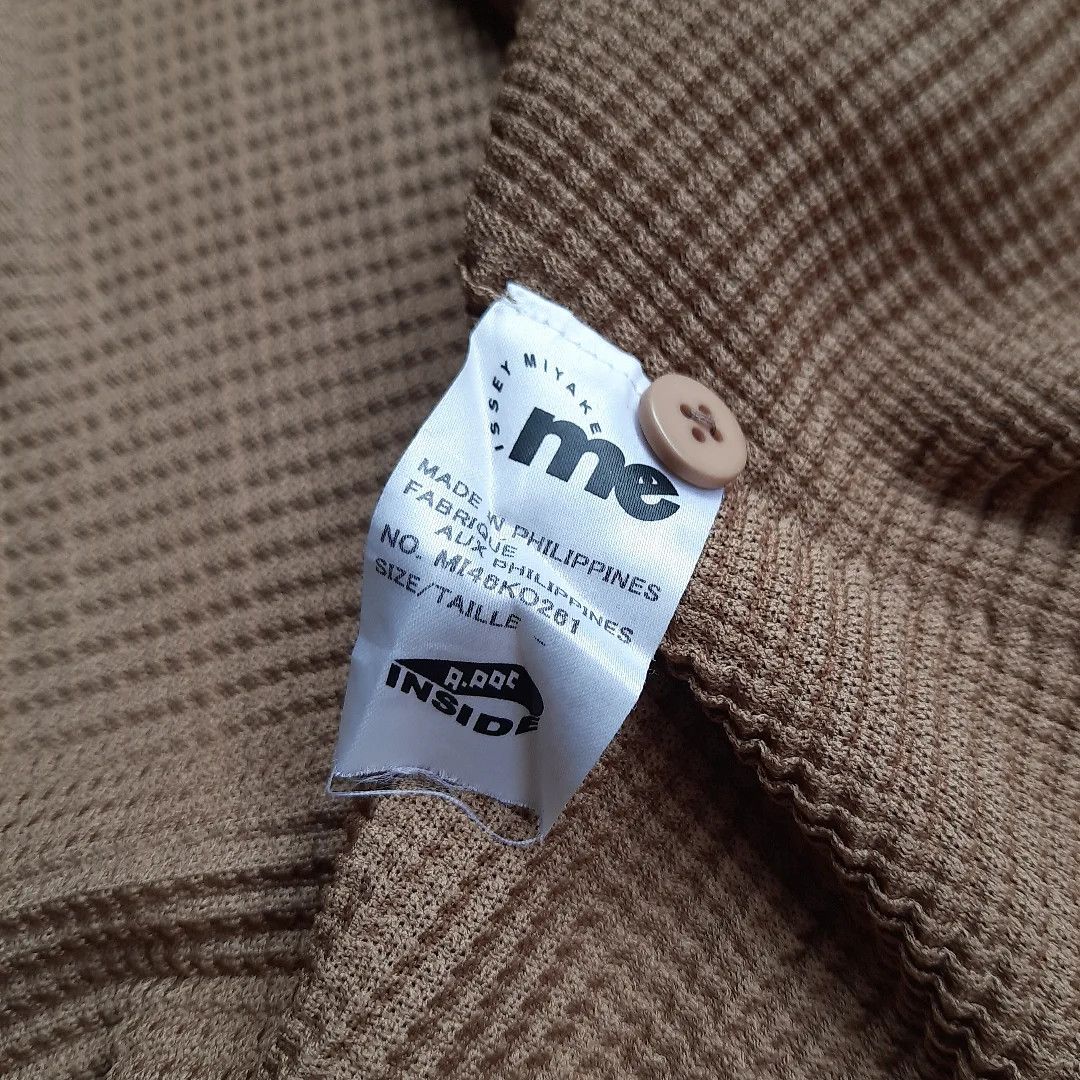 Pleats Please Issey Miyake Issey Miyake Me - A.poc Inside Mock Neck Cardigan Size ONE SIZE - 5 Thumbnail