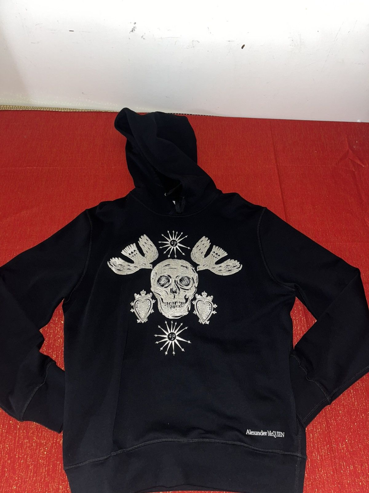Alexander McQueen Folklore Embroidered Hoodie Sz XL Size US XL / EU 56 / 4 - 13 Thumbnail