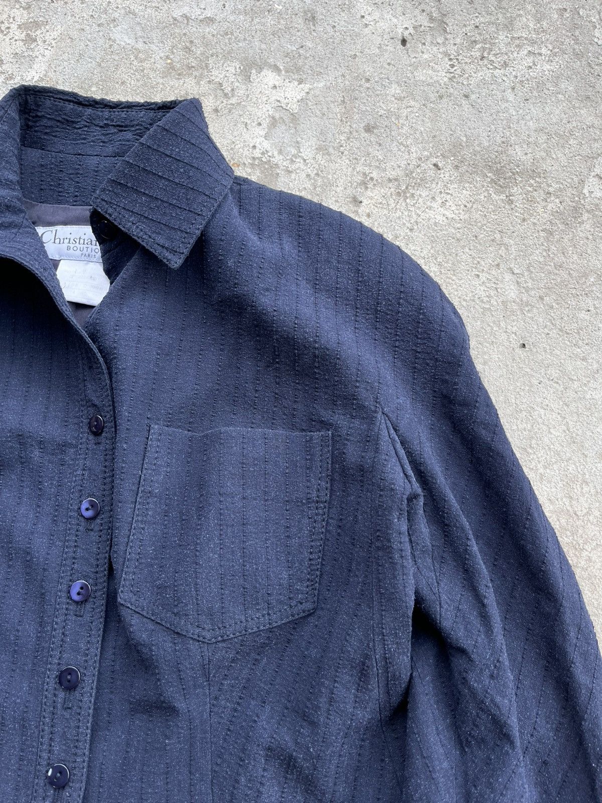 Dior × John Galliano S/S 2000 Christian Dior by John Galliano Blazer Jacket Size M / US 6-8 / IT 42-44 - 6 Thumbnail