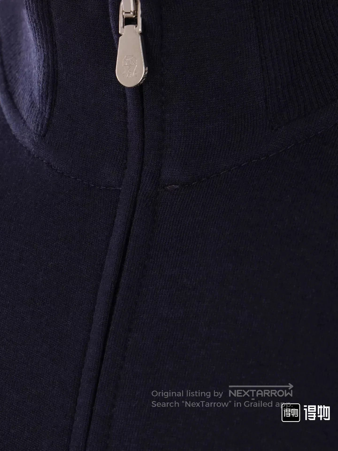 Brunello Cucinelli Brunello Cucinelli Solid Turtleneck Zip Sweater. Size US L / EU 52-54 / 3 - 4 Thumbnail