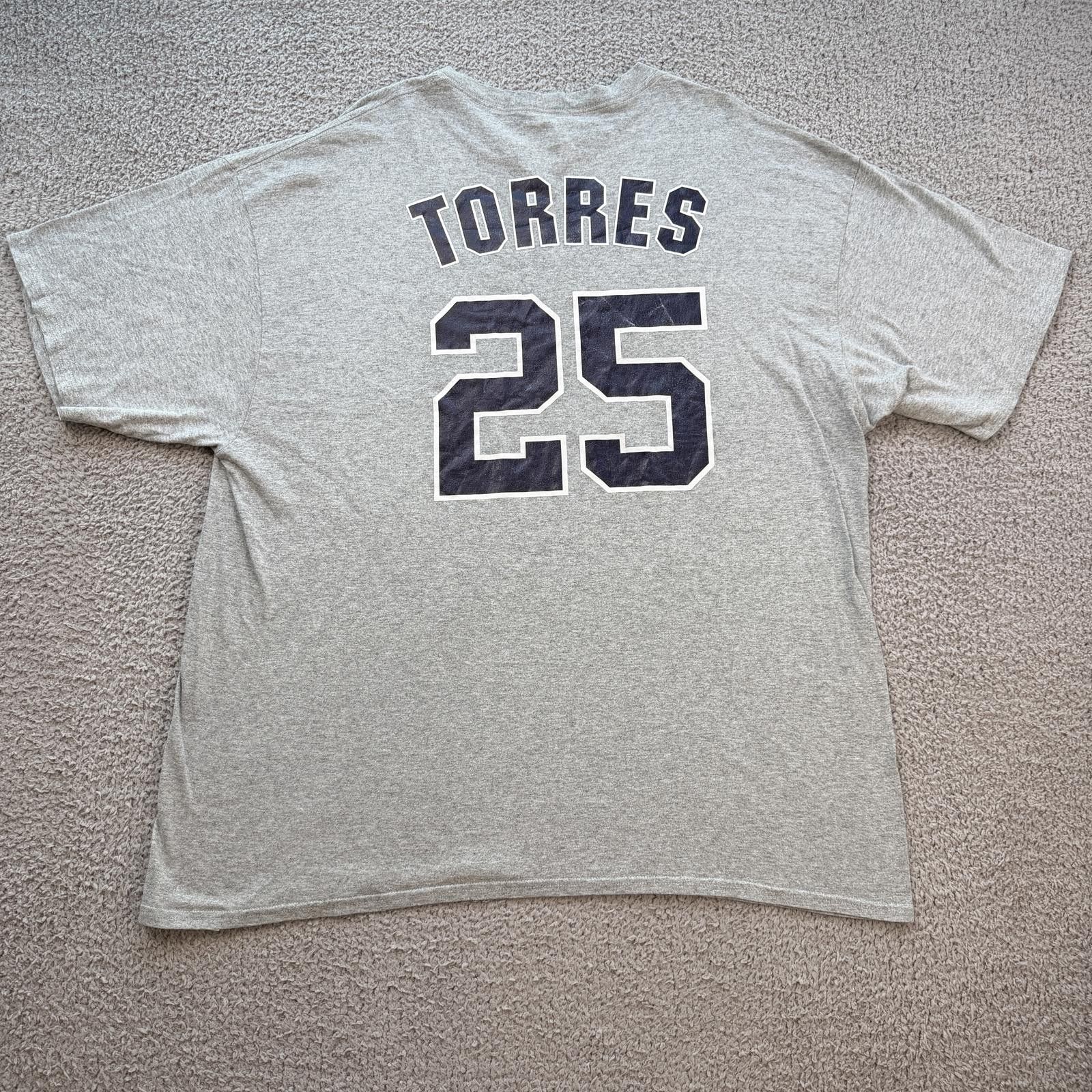 Majestic New York Yankees Gleyber Torres #25 Majestic T Shirt 2XL Size US XXL / EU 58 / 5 - 2 Thumbnail