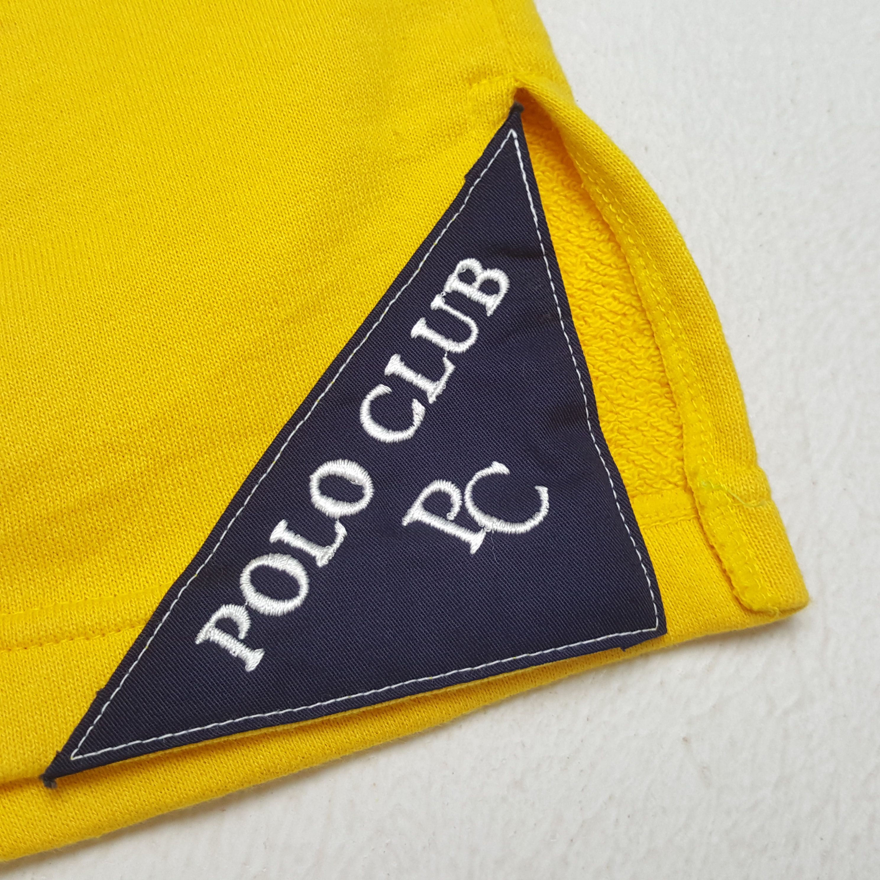 Beverly Hills Polo Club × Polo Ralph Lauren × Vintage POLO CLUB Spellout Design Half Zipper Sweatshirt Size US M / EU 48-50 / 2 - 6 Thumbnail