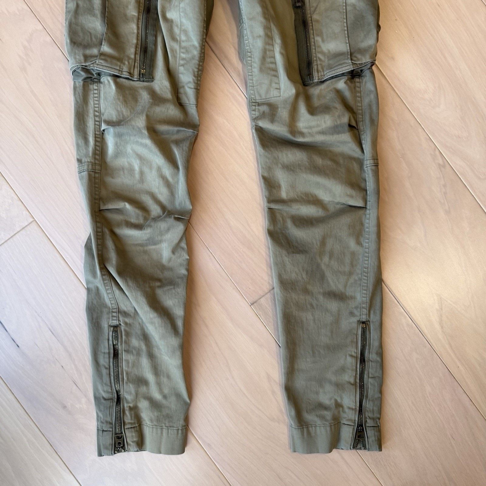 Polo Ralph Lauren RRL Cargo Pants Green Slim Fit Military Utility Streetwear Size US 30 / EU 46 - 5 Thumbnail