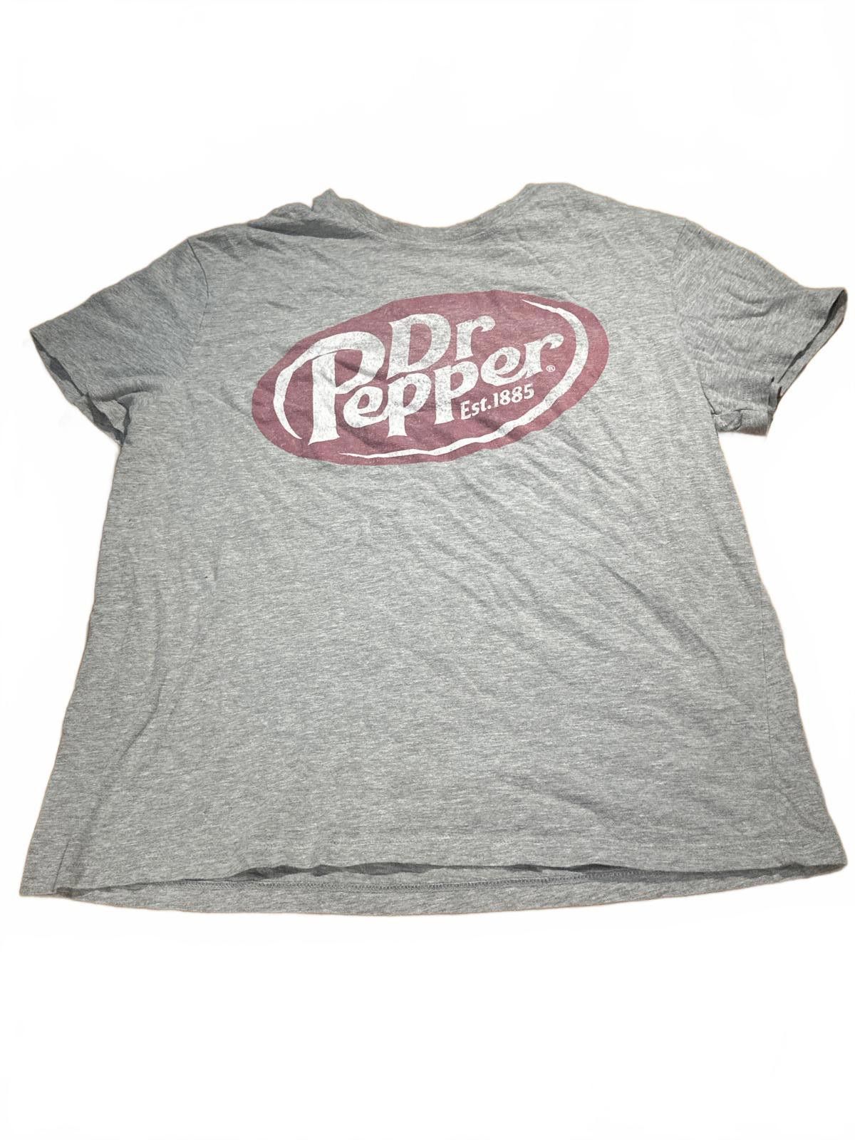 Other Men's Large Grey Dr Pepper Distressed Tee Size US L / EU 52-54 / 3 - 1 Thumbnail