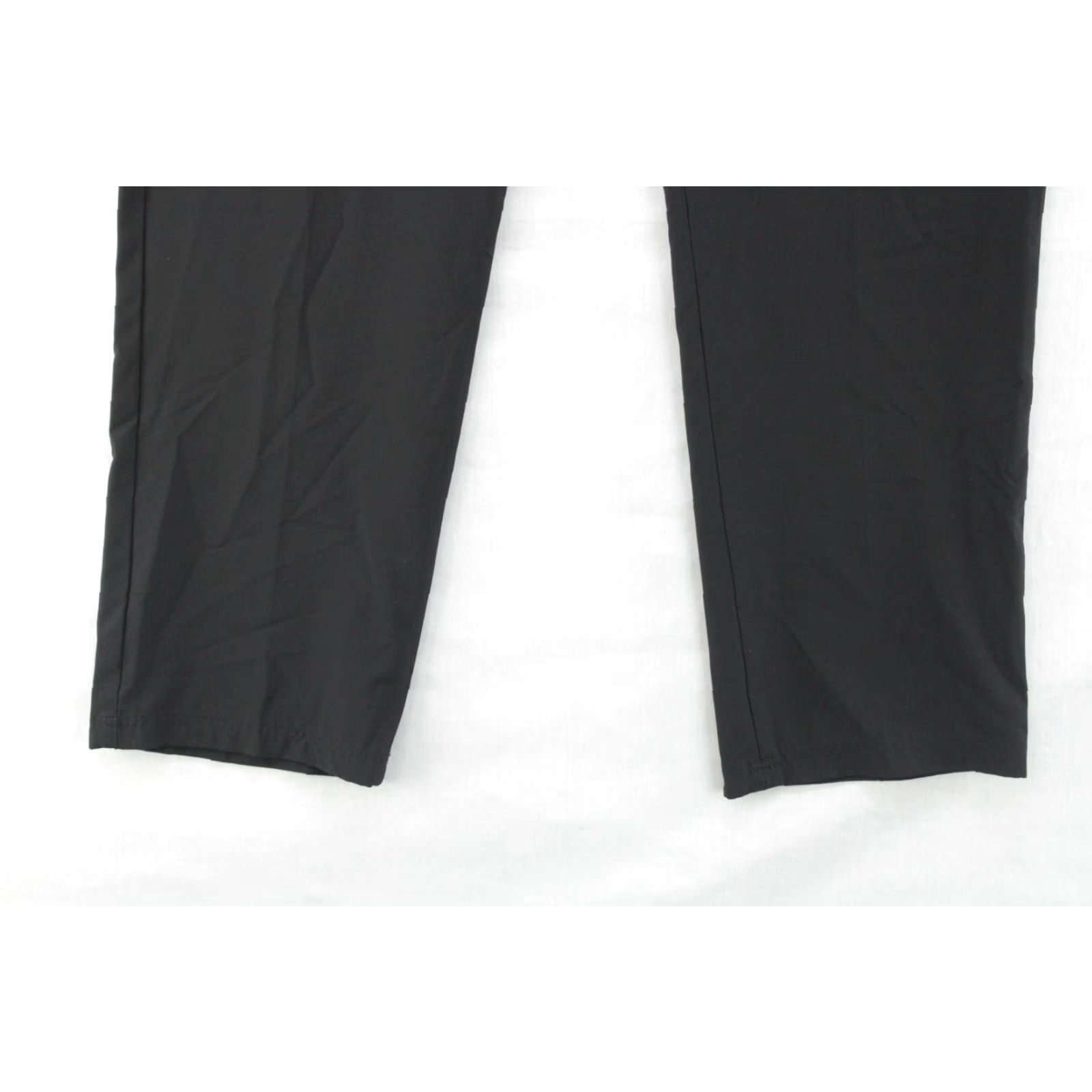 Izod VINTAGE IZOD Swing Flex Golf Pant Mens 38X32 Black Performance Straight Leg Flat Front Size US 38 / EU 54 - 3 Thumbnail