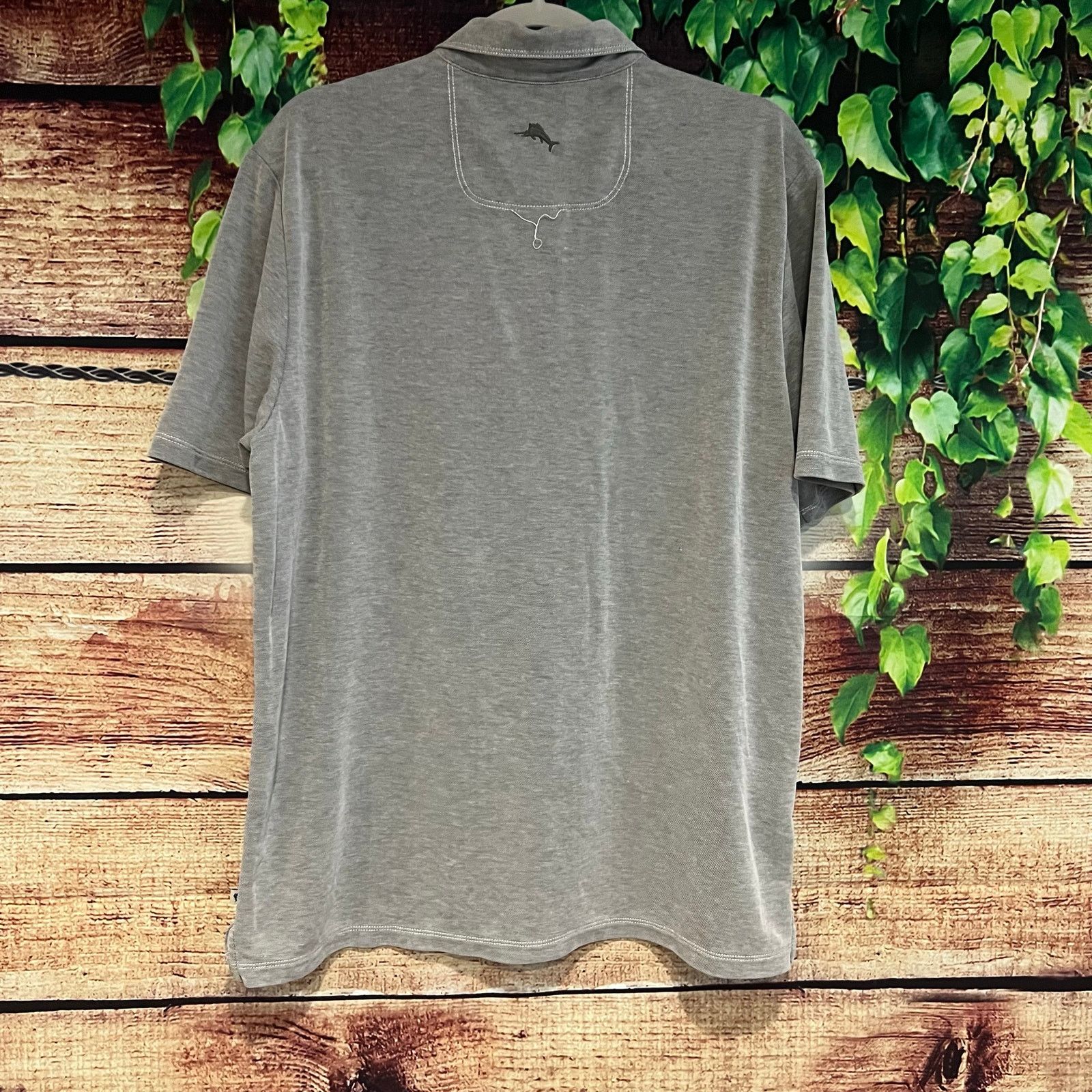 Tommy Bahama Tommy Bahama Gray Polo Beach Lightweight Short Sleeve XL Size US XL / EU 56 / 4 - 5 Thumbnail
