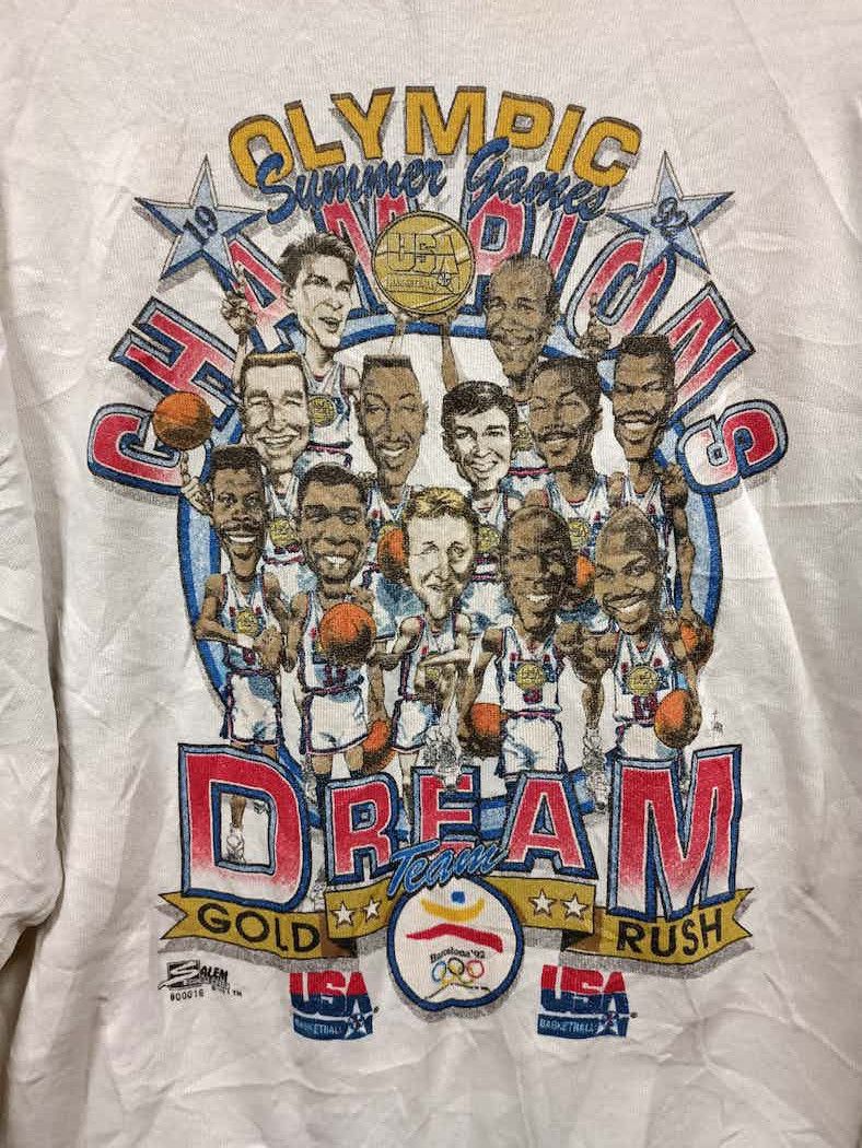 NBA Vintage Sweatshirt Dream Team USA Basketball Olympic 1992 Size US L / EU 52-54 / 3 - 3 Thumbnail