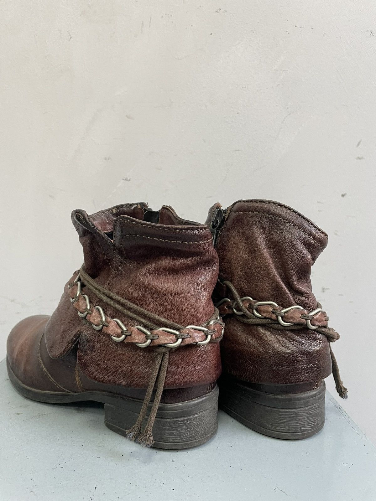 A.S.98 Red women’s boots chain vintage retro avant garde A.S. 98 Size US 6 / IT 36 - 7 Thumbnail