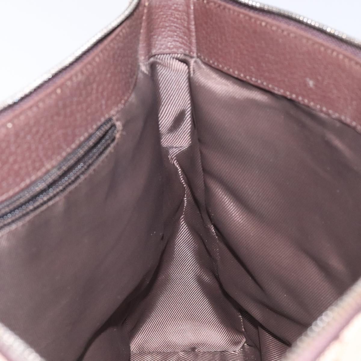 Gucci GUCCI GG Canvas Shoulder Bag Beige Silver Size ONE SIZE - 18 Thumbnail