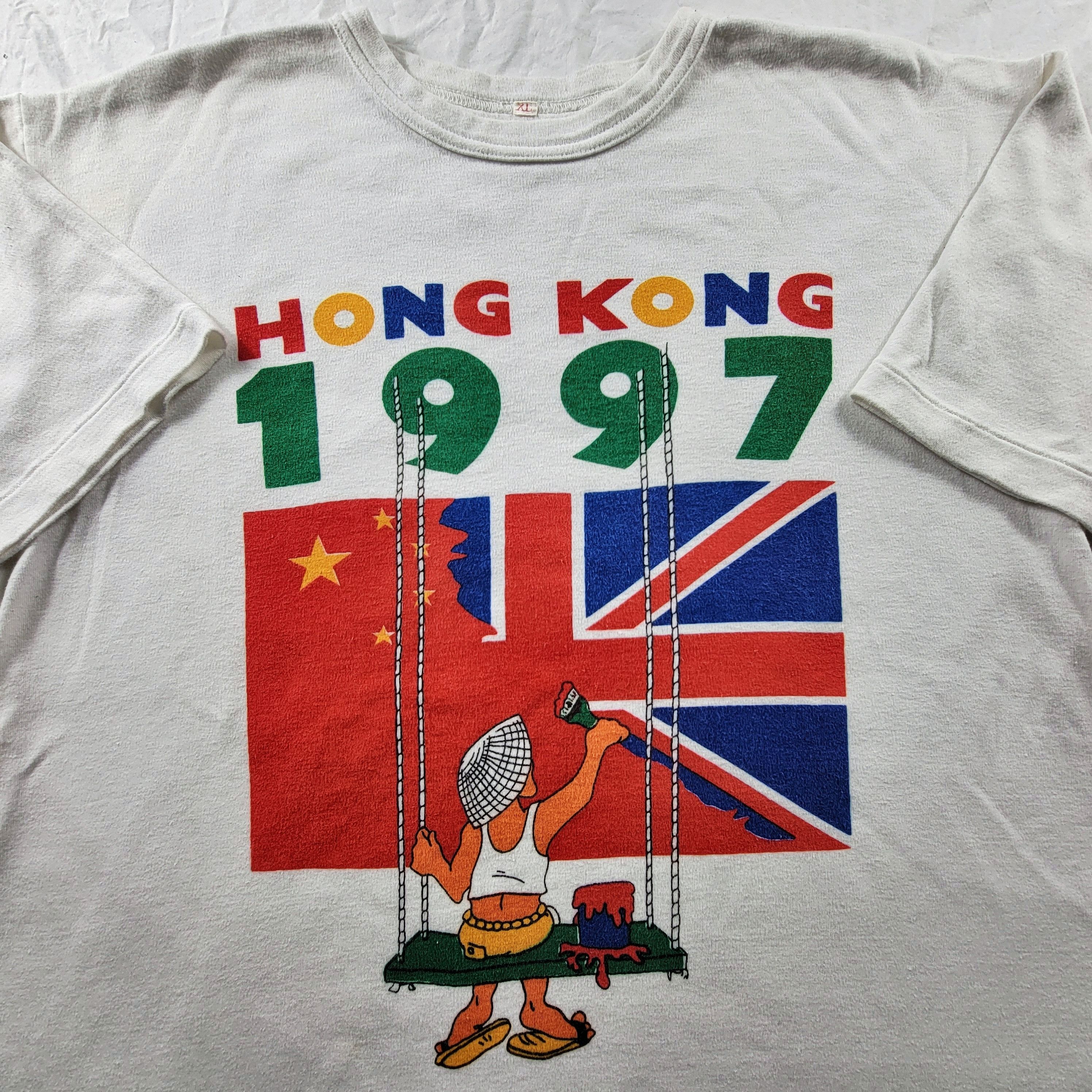 vintage Hong Kong independence graphic tee 🇭🇰