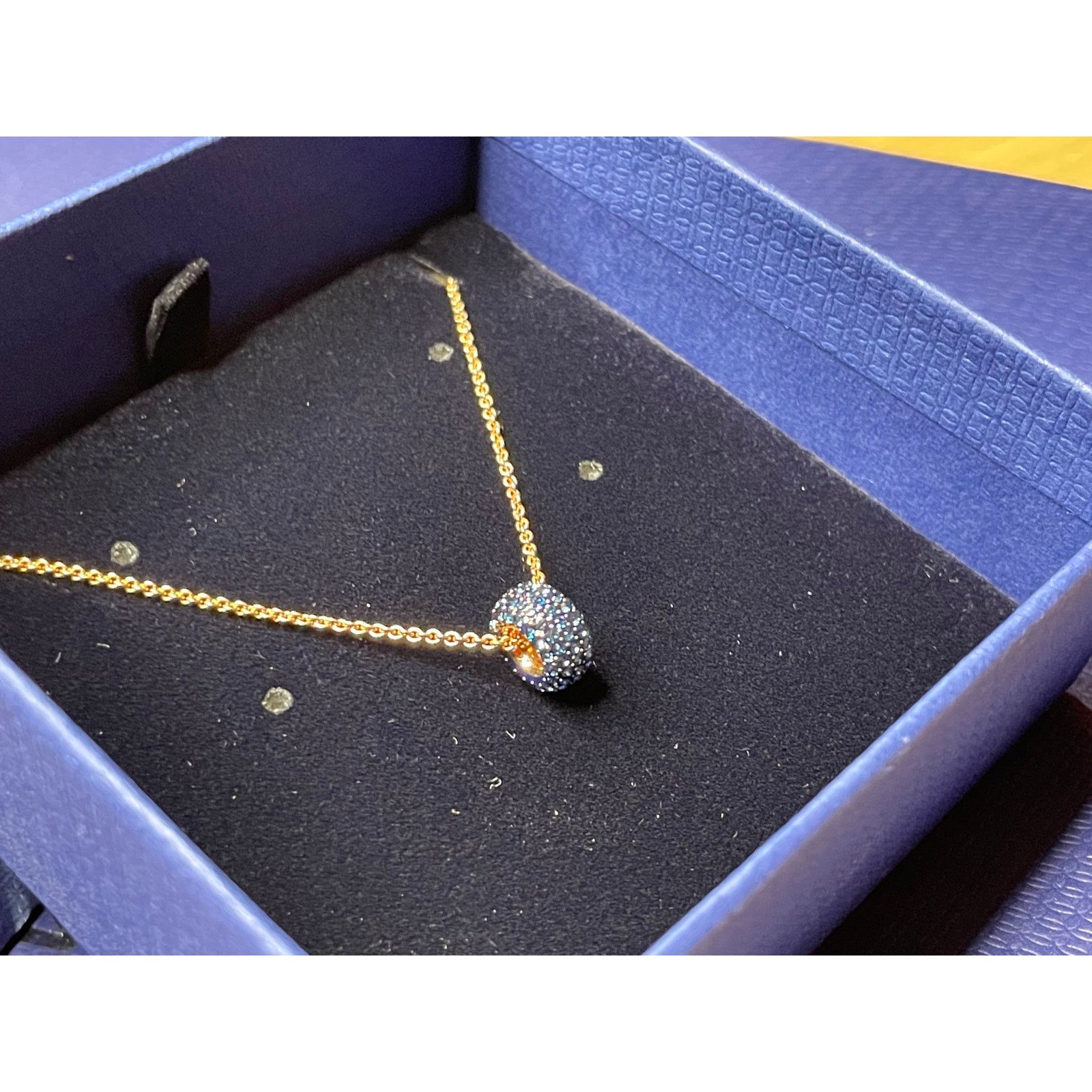 Swarovski Swarovski Stone Round Blue Necklace Size ONE SIZE - 3 Thumbnail
