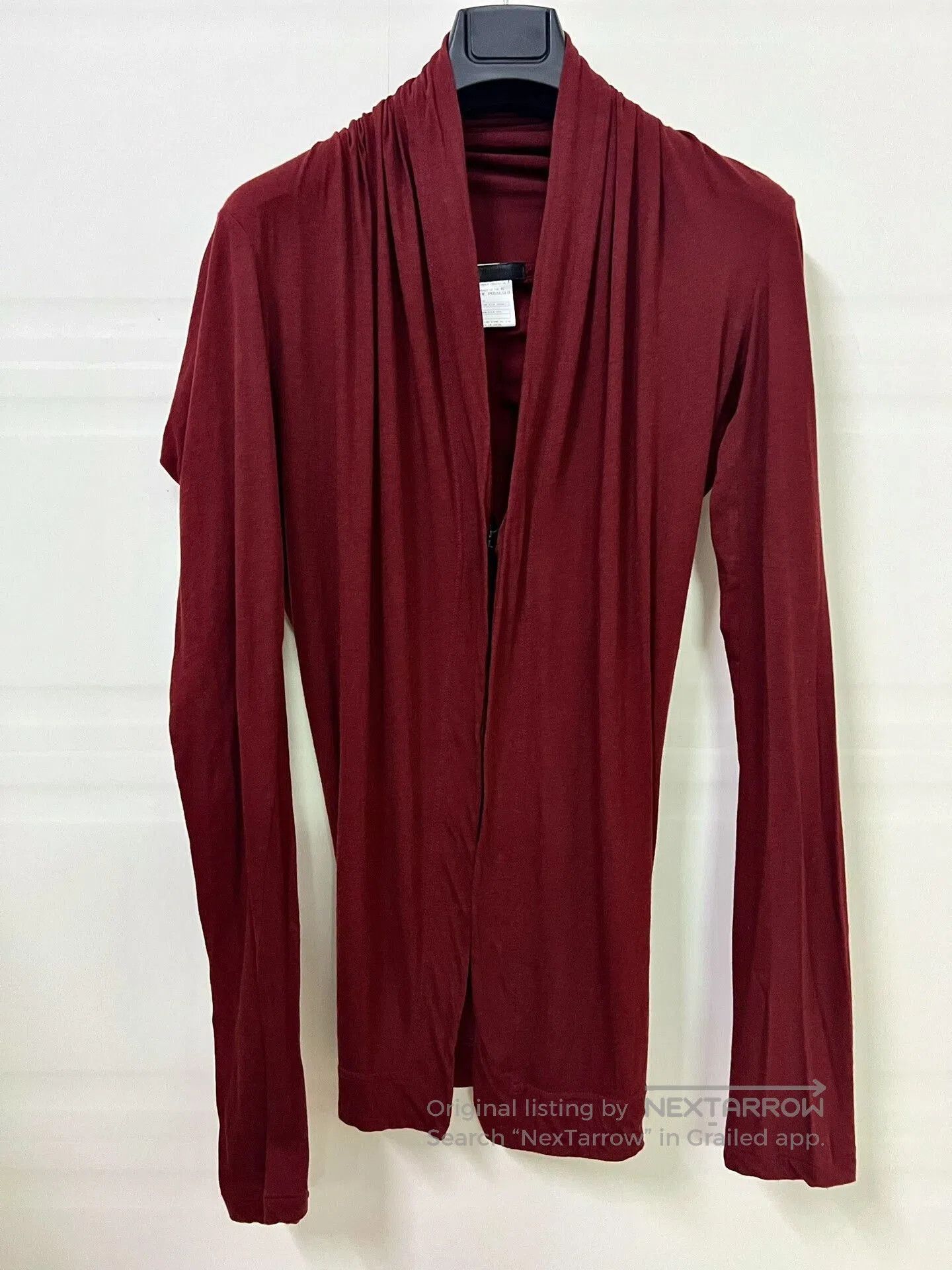 Julius Julius_7 Red Long Sleeve Cardigan. Size US M / EU 48-50 / 2 - 3 Thumbnail