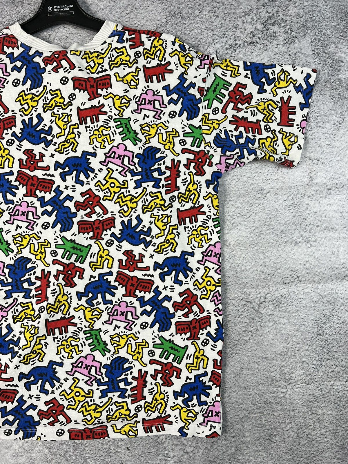 Designer Keith Haring overprint T-shirt Size US S / EU 44-46 / 1 - 8 Thumbnail