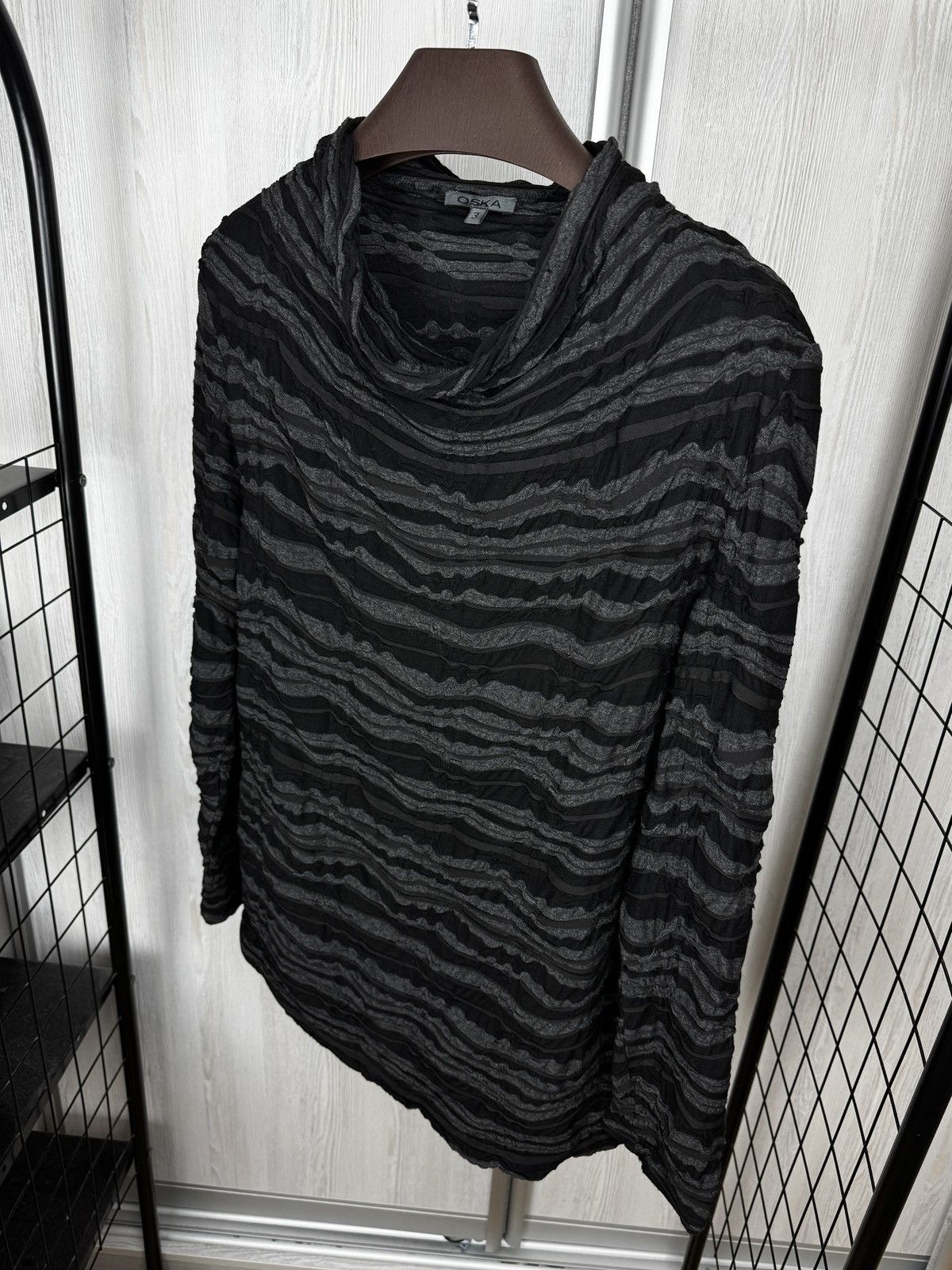 OSKA OSKA Womens Pullover Pleated Avant Garde Sweater Size 3 Size L / US 10 / IT 46 - 6 Thumbnail
