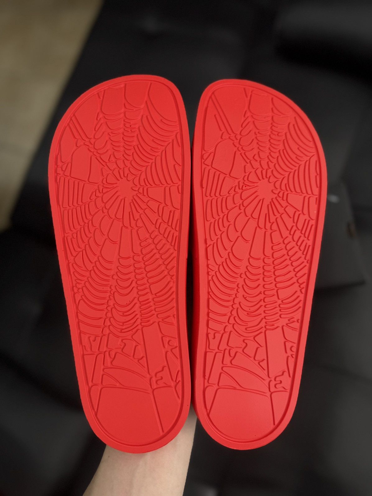 Sp5der Sp5der Red Slip On Rubber Slides Size (11) NEW Size US 11 / EU 44 - 7 Thumbnail