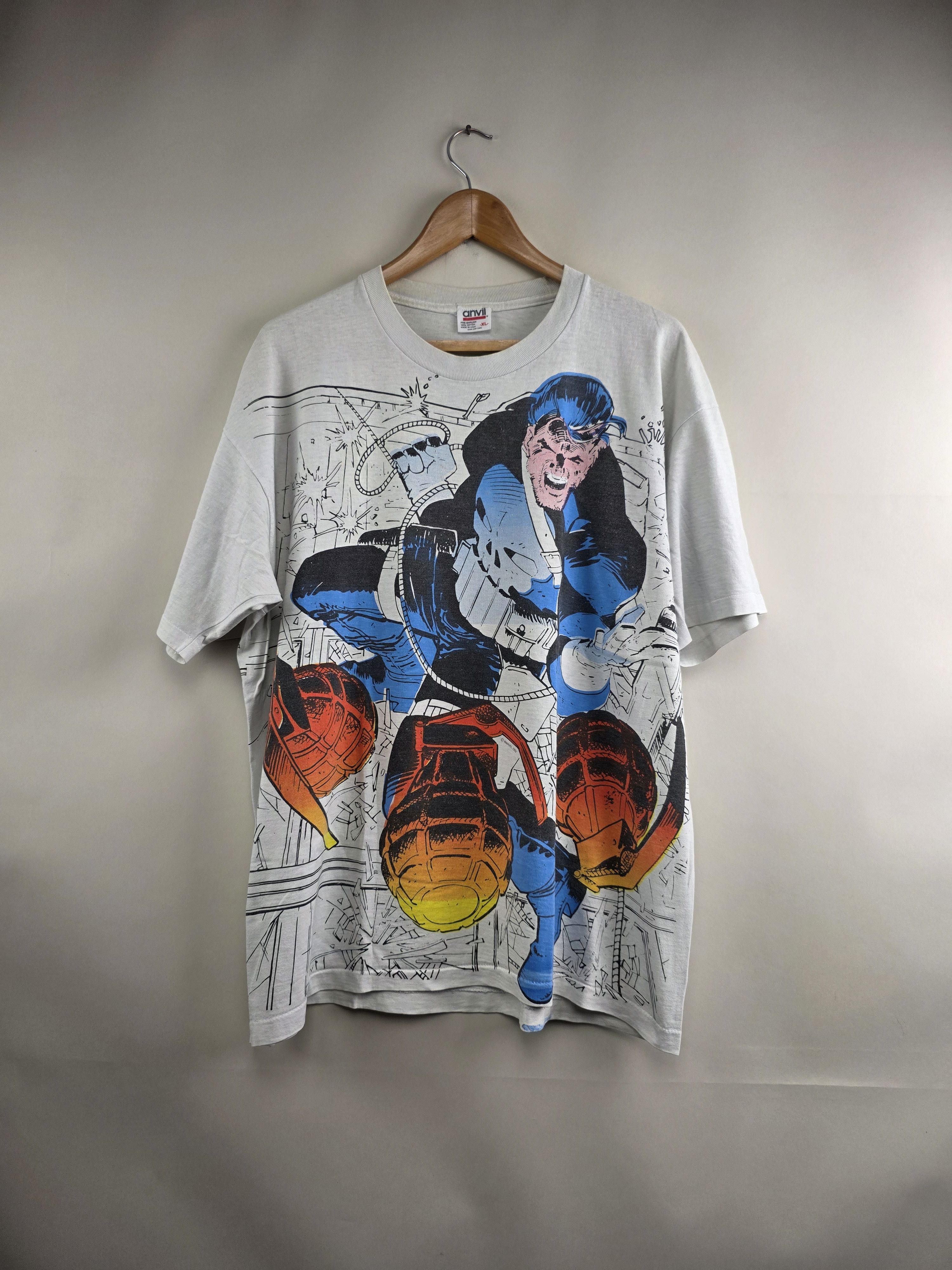 Marvel Comics 1992 Marvel Comics Punisher Megaprint XL 23.5" 29" Size US XL / EU 56 / 4 - 10 Thumbnail