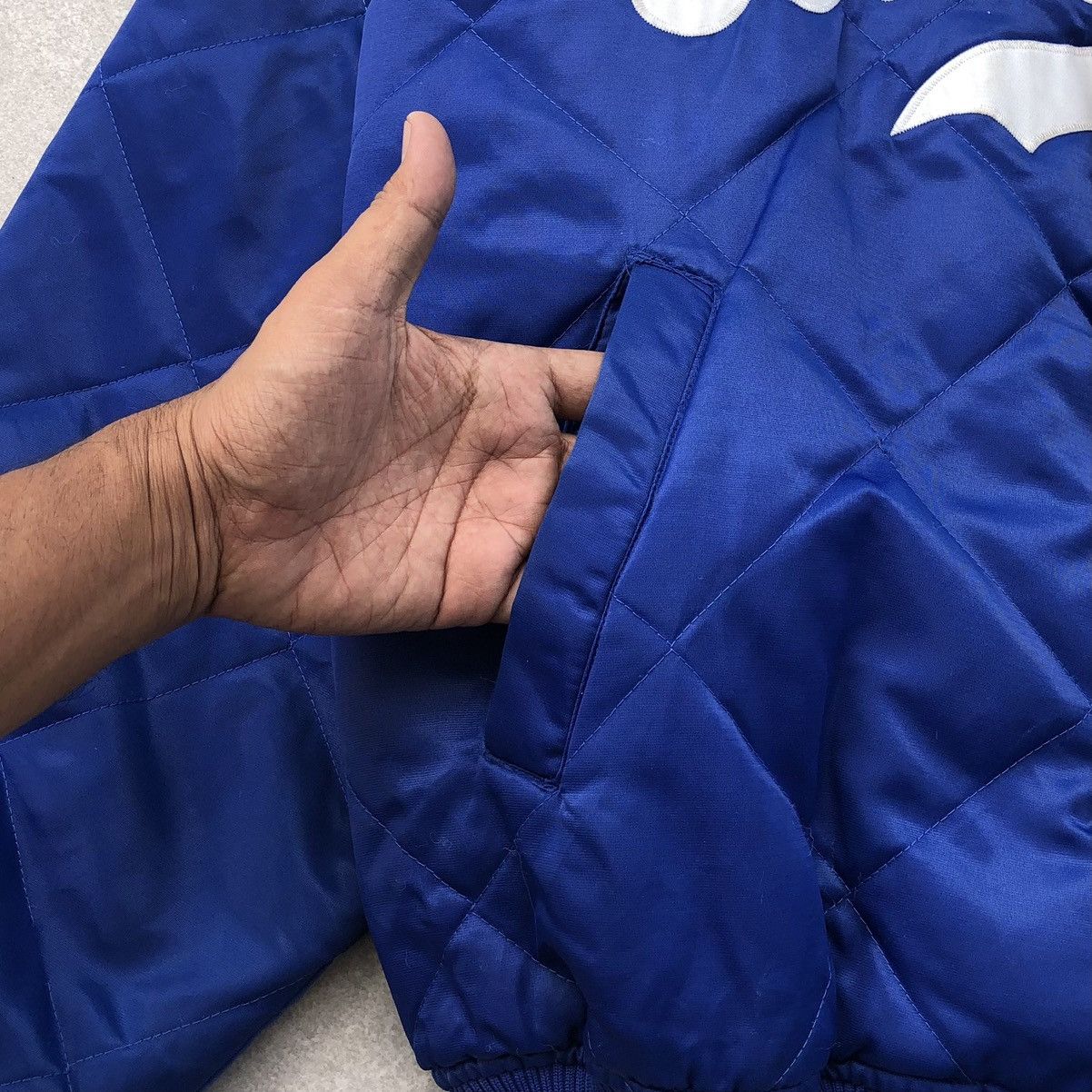 Cooperstown Collection VTG Brooklyn Cooperstown by Majestic Quilted Bomber Jacket Size US XL / EU 56 / 4 - 10 Thumbnail