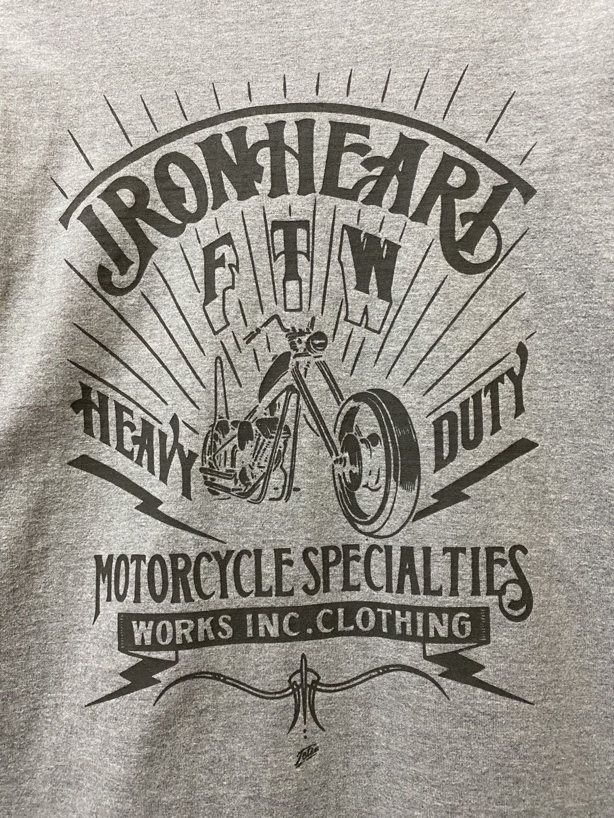 Iron Heart Iron Heart FTW Motorcycle Crewneck Tee Size US M / EU 48-50 / 2 - 4 Thumbnail