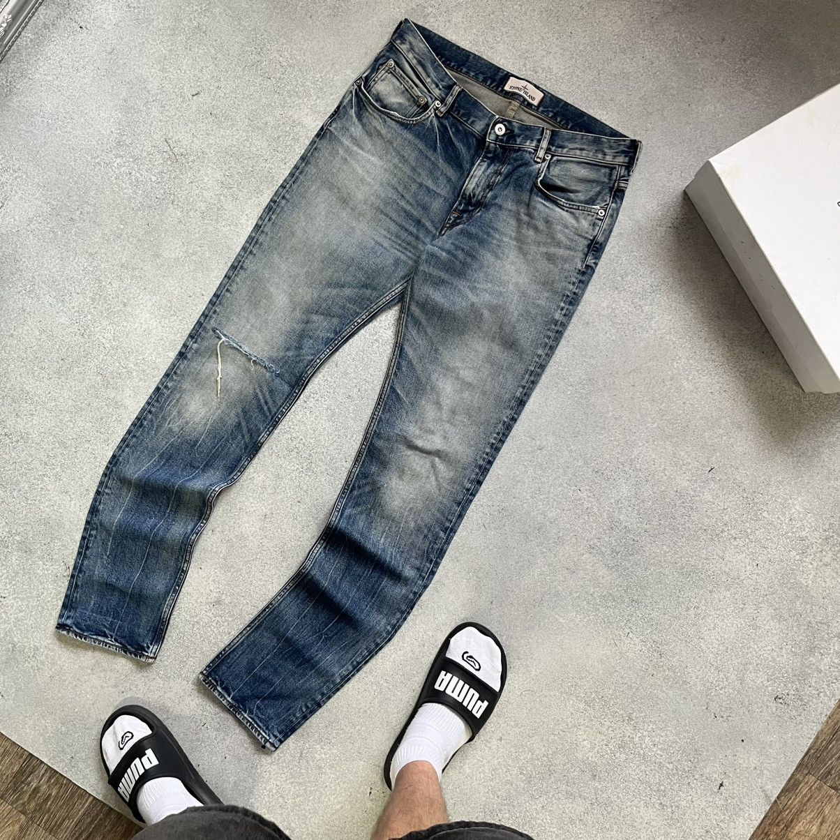 Stone Island Stone Island Jeans Denim Pants Vintage Logo y2k archive Size US 32 / EU 48 - 8 Thumbnail