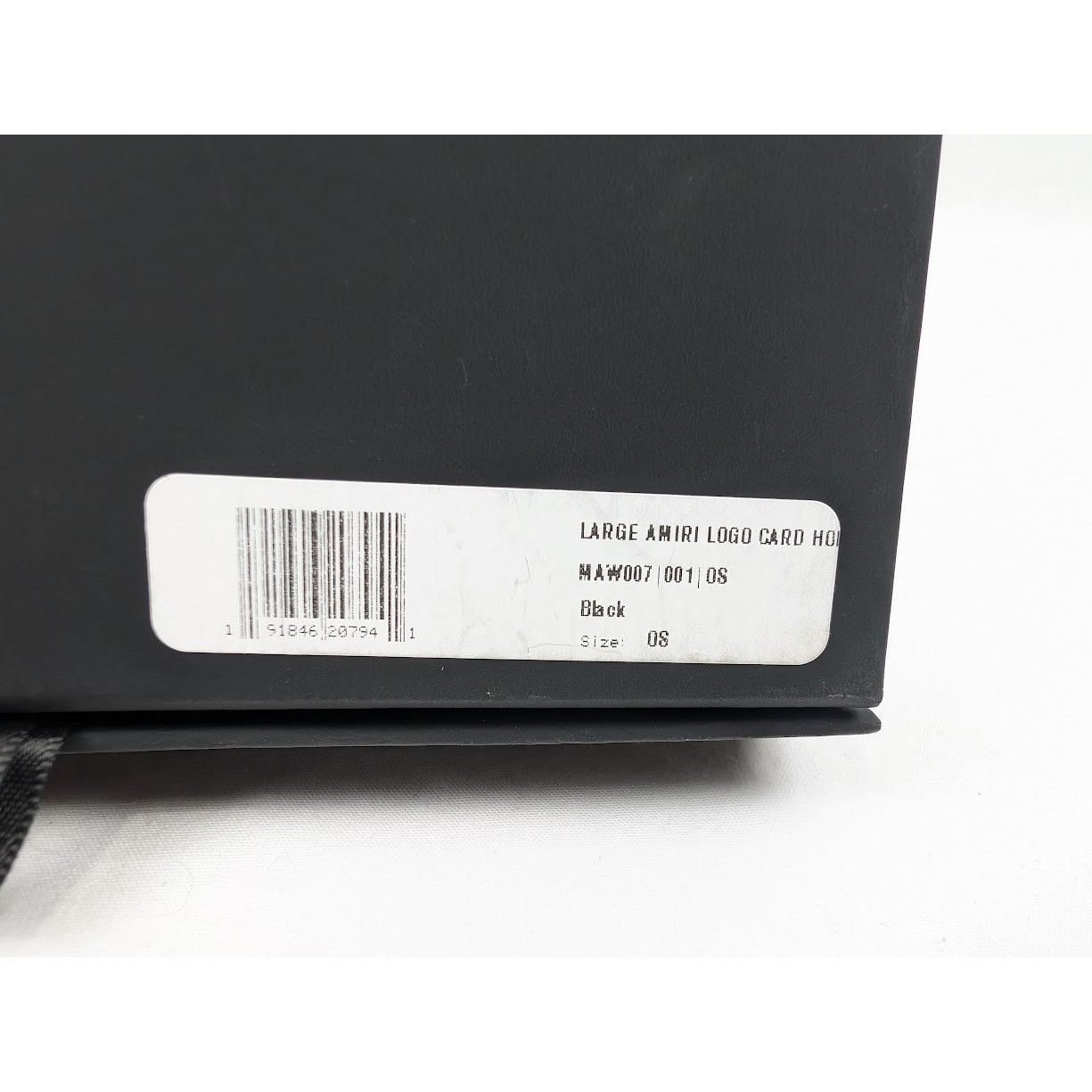 Amiri o1rshd1 Q:2/ Size:OS / Large Amiri Logo Card Holder in Black Size ONE SIZE - 12 Thumbnail