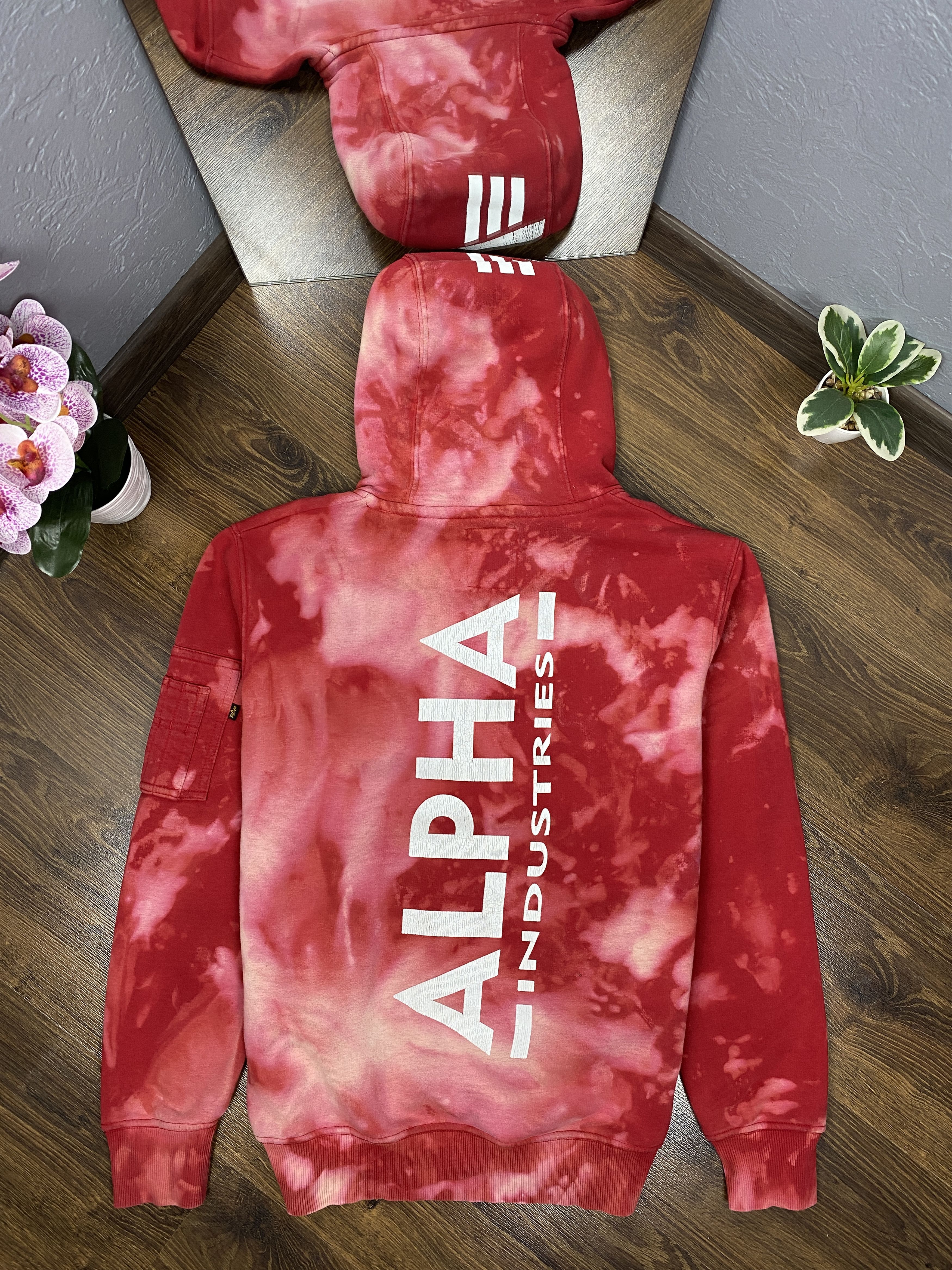 Alpha Industries × Vintage Alpha Industries Vintage Mens Hoodie Size US M / EU 48-50 / 2 - 1 Thumbnail