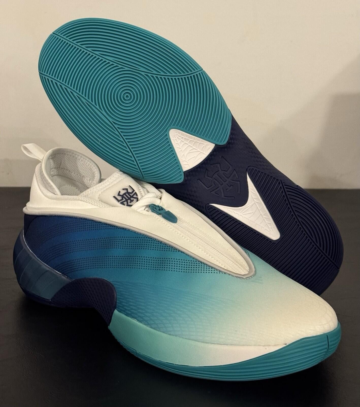 Adidas Adidas Men's Teal White Blue D.O.N. Issue 7 Basketball Shoes Size US 14 / EU 47 - 6 Thumbnail