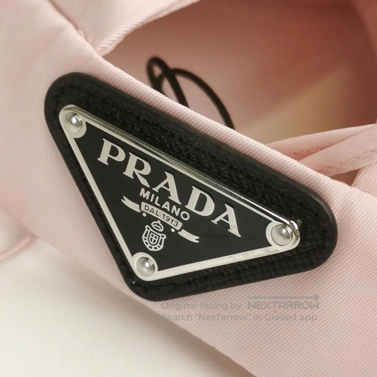 Prada Prada Triangle Logo Bralette in Pink . Size M / US 6-8 / IT 42-44 - 3 Thumbnail