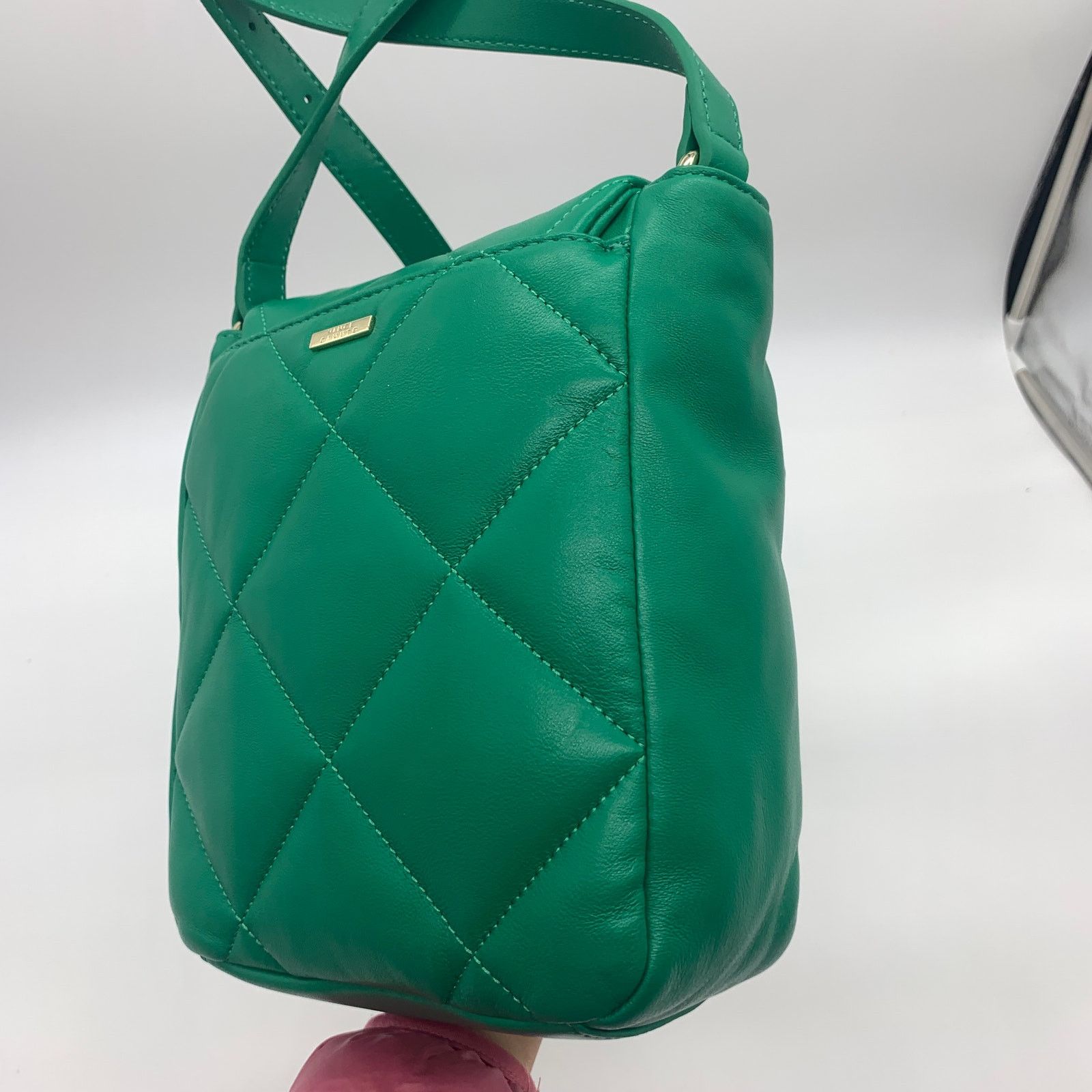 Vince Camuto Vince Camuto Womens Purse Quilted Leather Crossbody Size ONE SIZE - 16 Thumbnail