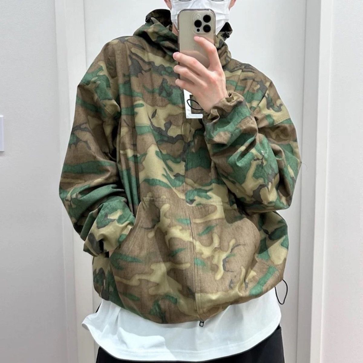 Japanese Brand × Vintage Streetwear Camouflage Hooded Army Jacket Size US M / EU 48-50 / 2 - 3 Thumbnail