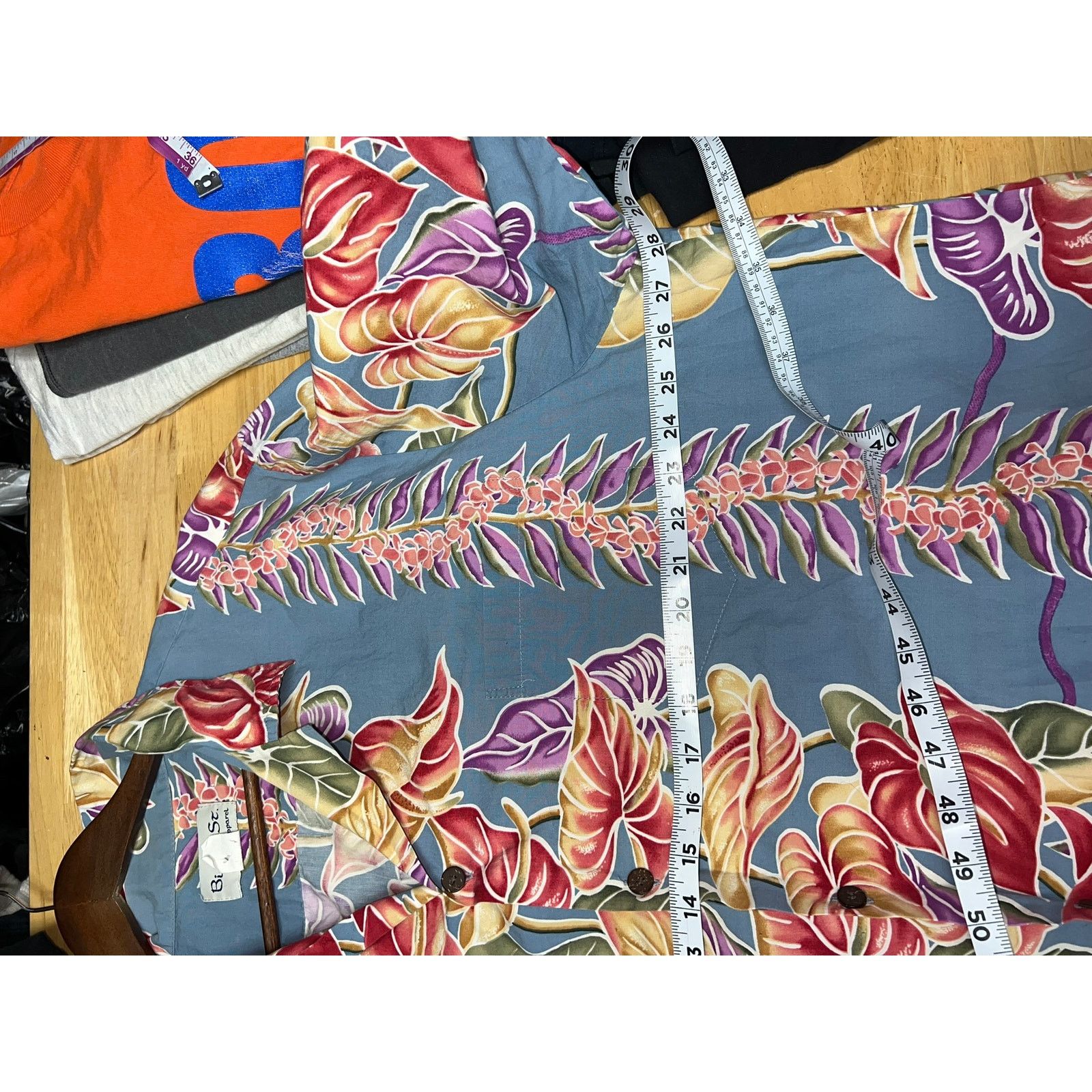 Vintage Vintage Bishop St Hawaiian Shirt Button Down Floral VTG 3XL Size US XXL / EU 58 / 5 - 10 Thumbnail