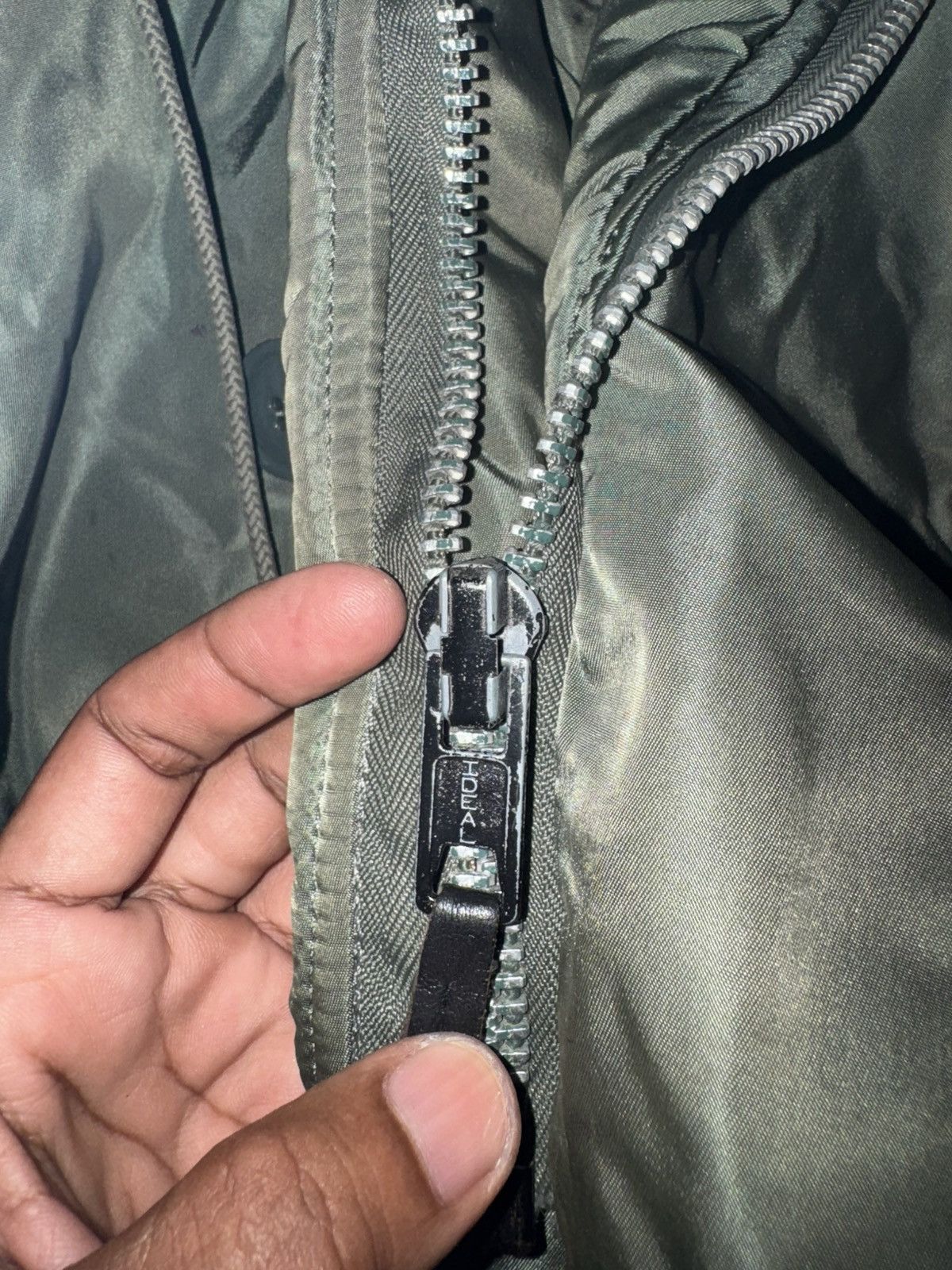Alpha Industries VINTAGE ALPHA GREEN SIZE L BOMBER JACKET USA Size US L / EU 52-54 / 3 - 8 Thumbnail