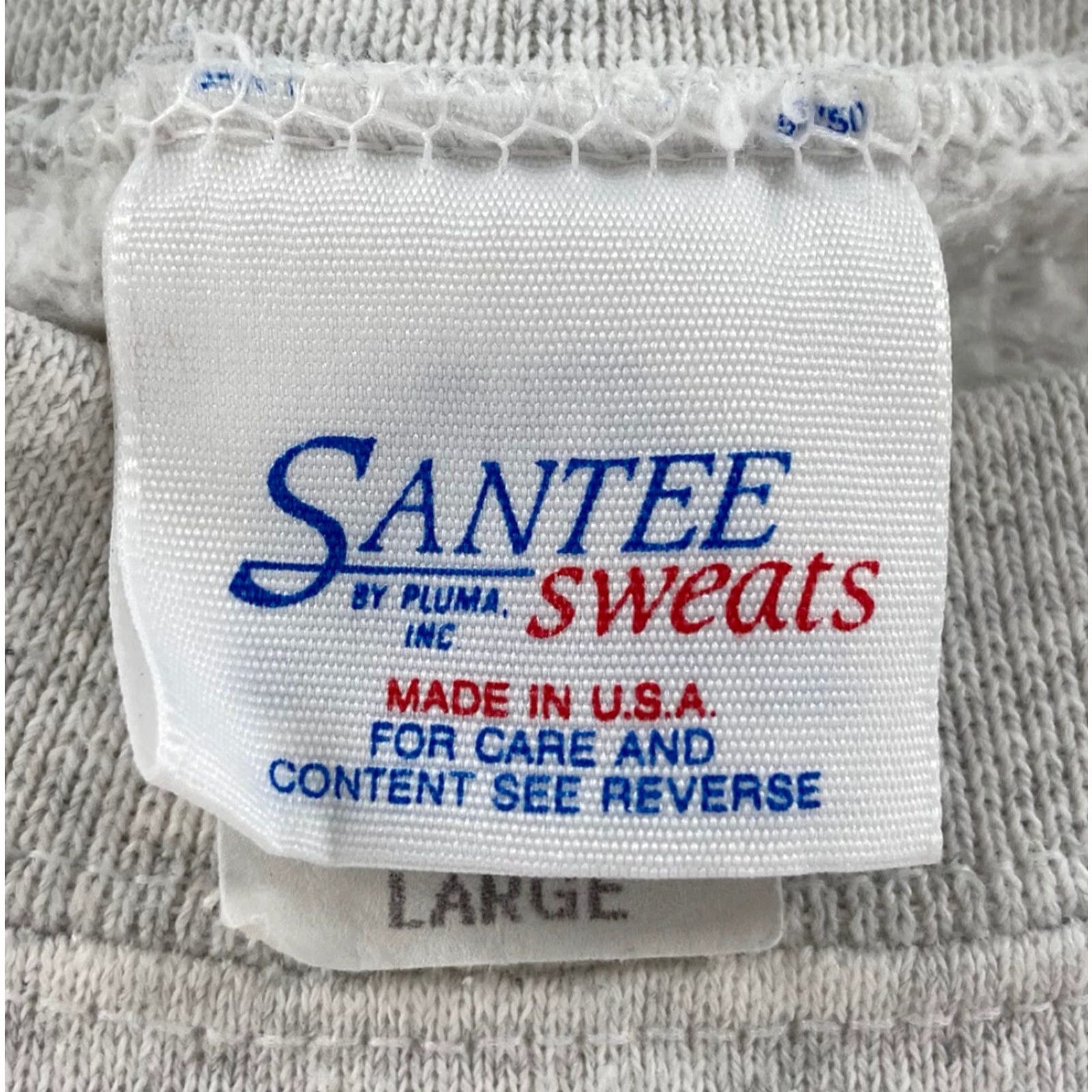 Vintage VINTAGE Zenobia Shrine Gray Pullover Sweater Adult Large Mens Logo Toledo Ohio Santee Cotton Blend 70s 80s Graphic Print Pullover Size US L / EU 52-54 / 3 - 4 Thumbnail