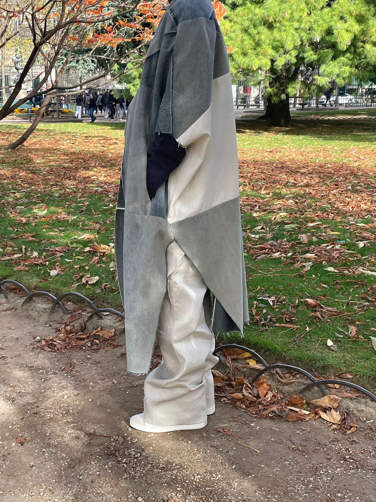 Rick Owens SS22 Fogachine Denim Cloack Size US M / EU 48-50 / 2 - 8 Thumbnail