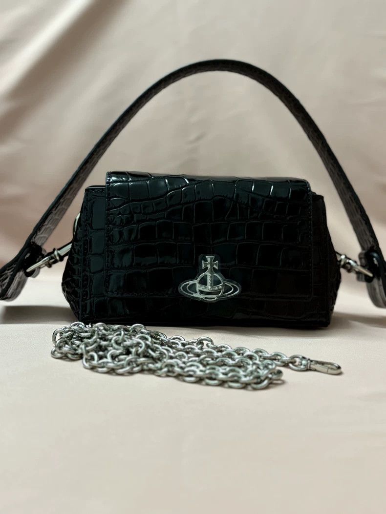Vivienne Westwood Vivienne Westwood size os Alligator skin Hazel small handba Size ONE SIZE - 1 Thumbnail