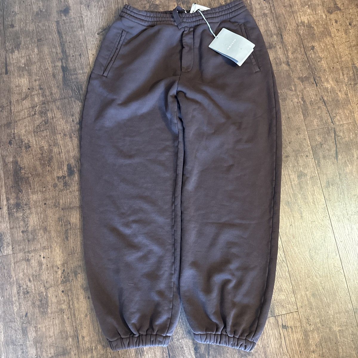 Alexander McQueen Alexander McQueen Brown Joggers Size US 35 - 2 Thumbnail