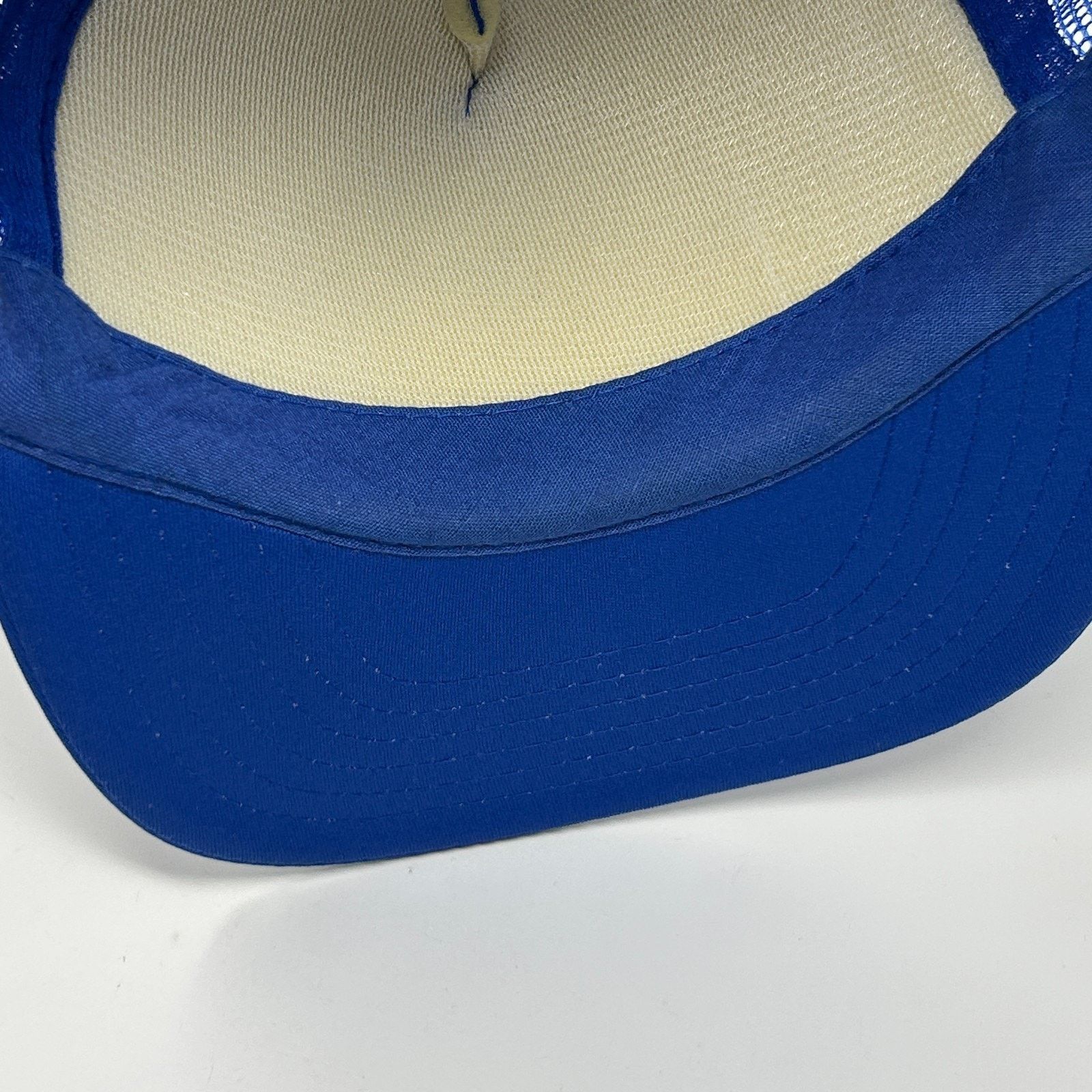 Vintage Vintage 90s Aldran Trucker Hat Baseball Cap 5 Panel Blue Size ONE SIZE - 5 Thumbnail
